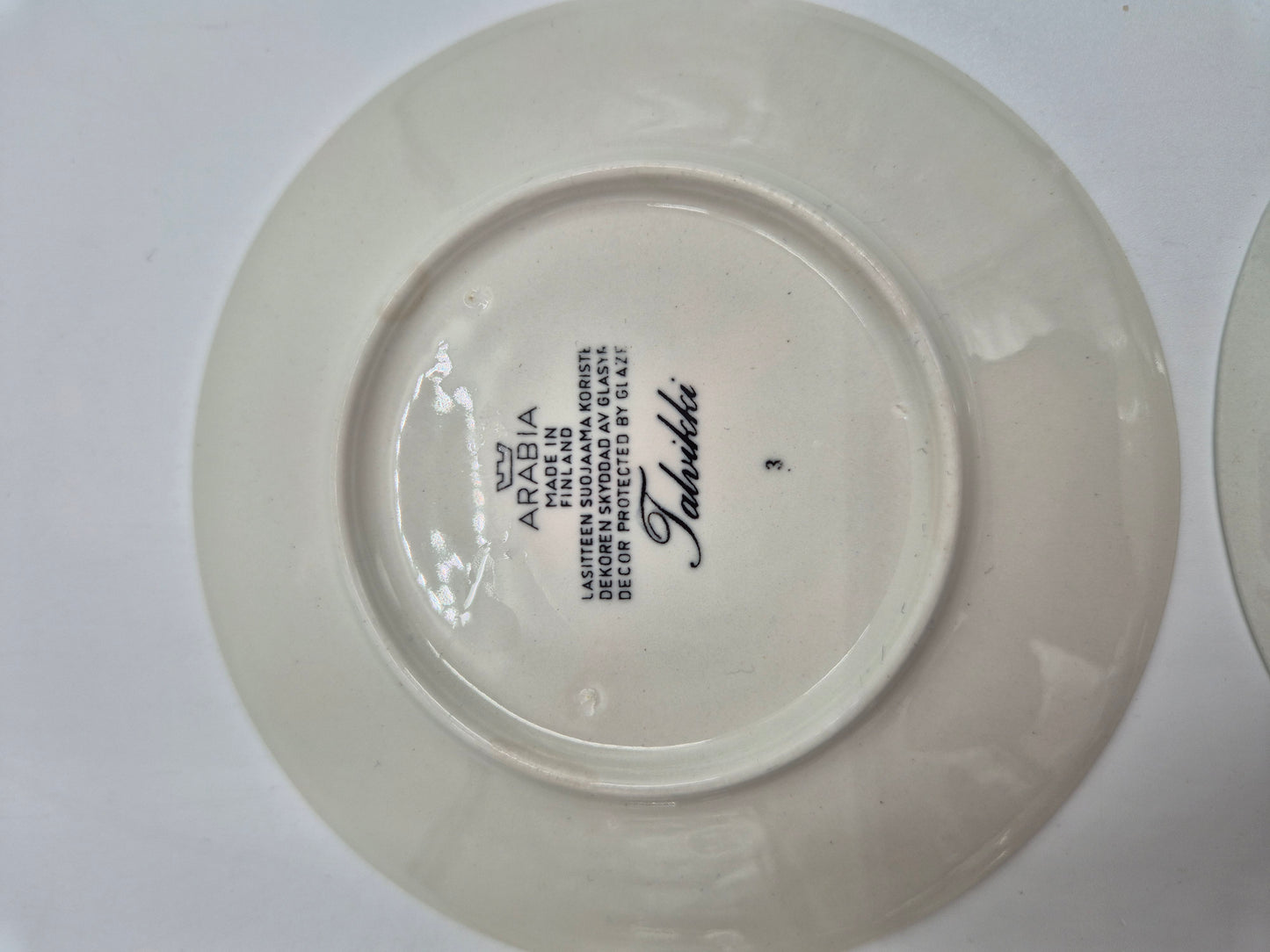 Set of 4 vintage Arabia Finland Talvikki Espresso Cup & Saucer – Finnish Floral Ceramic