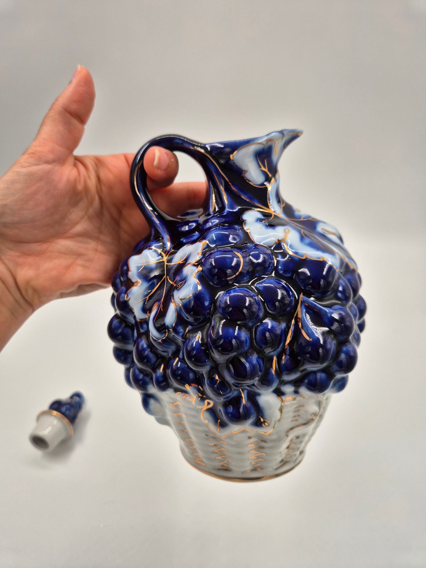 Lomonosov Porcelain Wine Carafe, Made in USSR