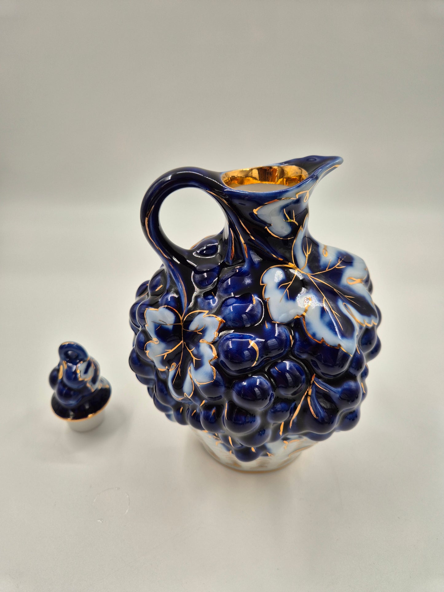 Lomonosov Porcelain Wine Carafe, Made in USSR