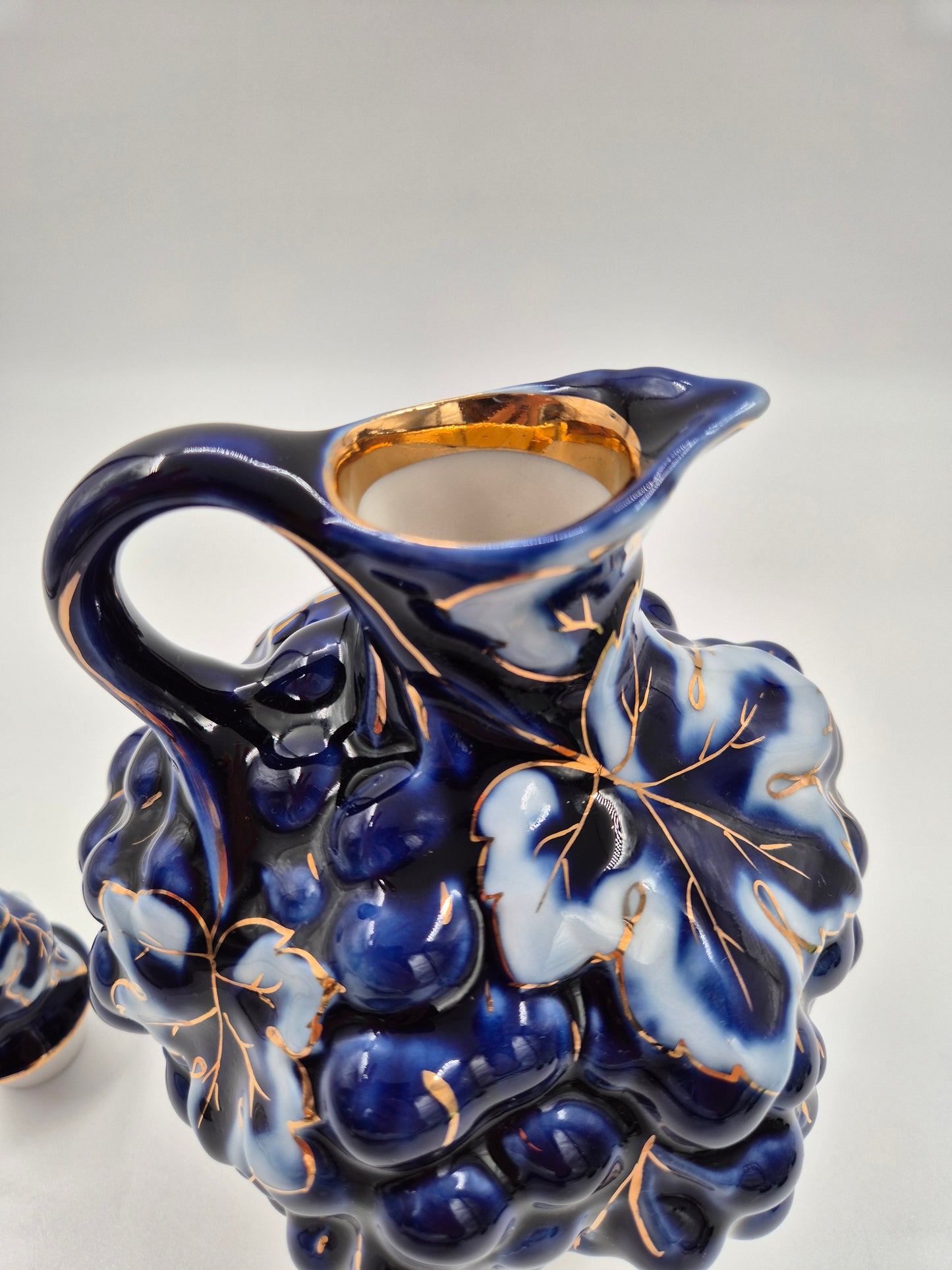 Lomonosov Porcelain Wine Carafe, Made in USSR