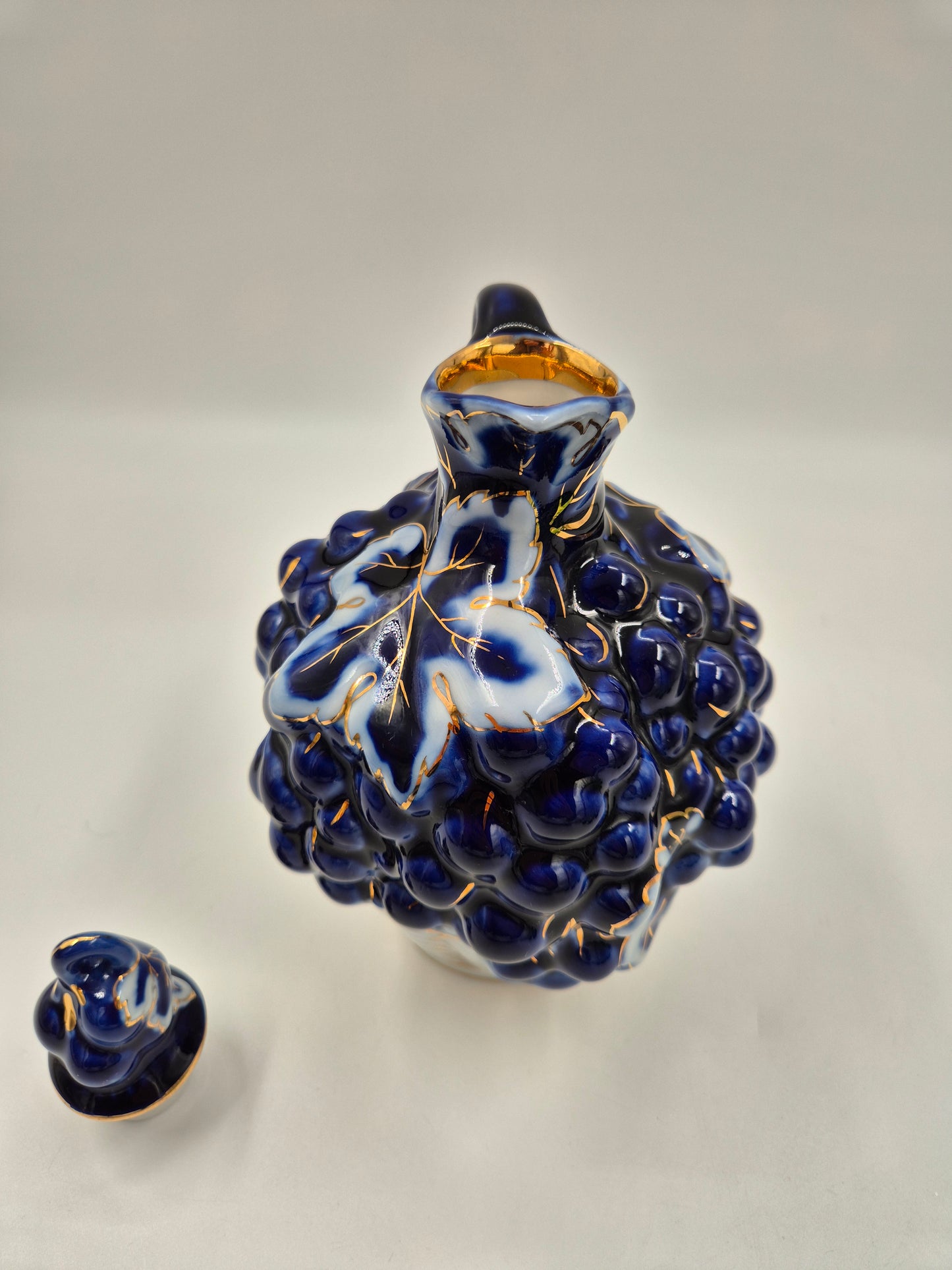 Lomonosov Porcelain Wine Carafe, Made in USSR
