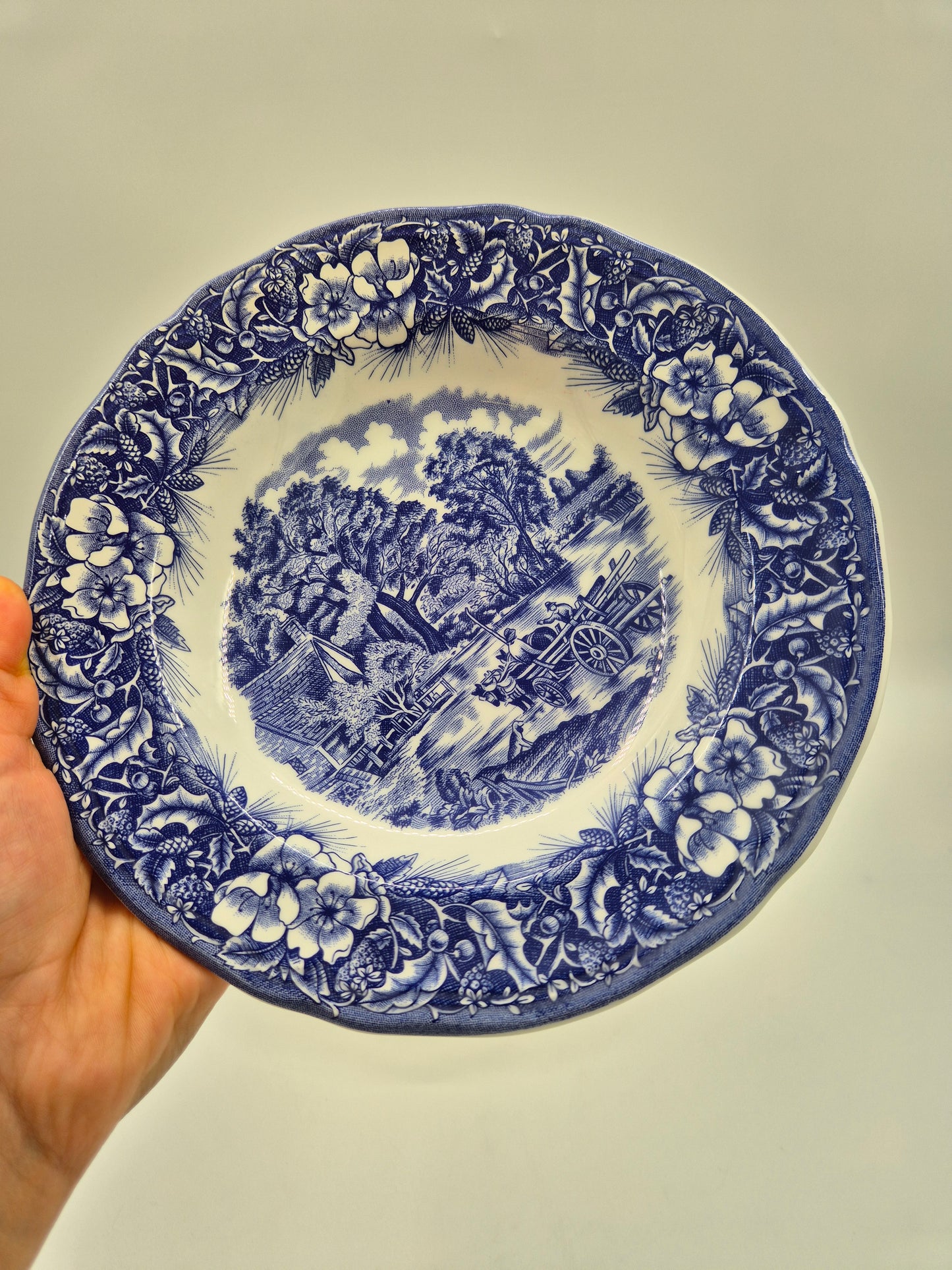 Set of 6 Ceramica Quadrifoglio Soup Plates