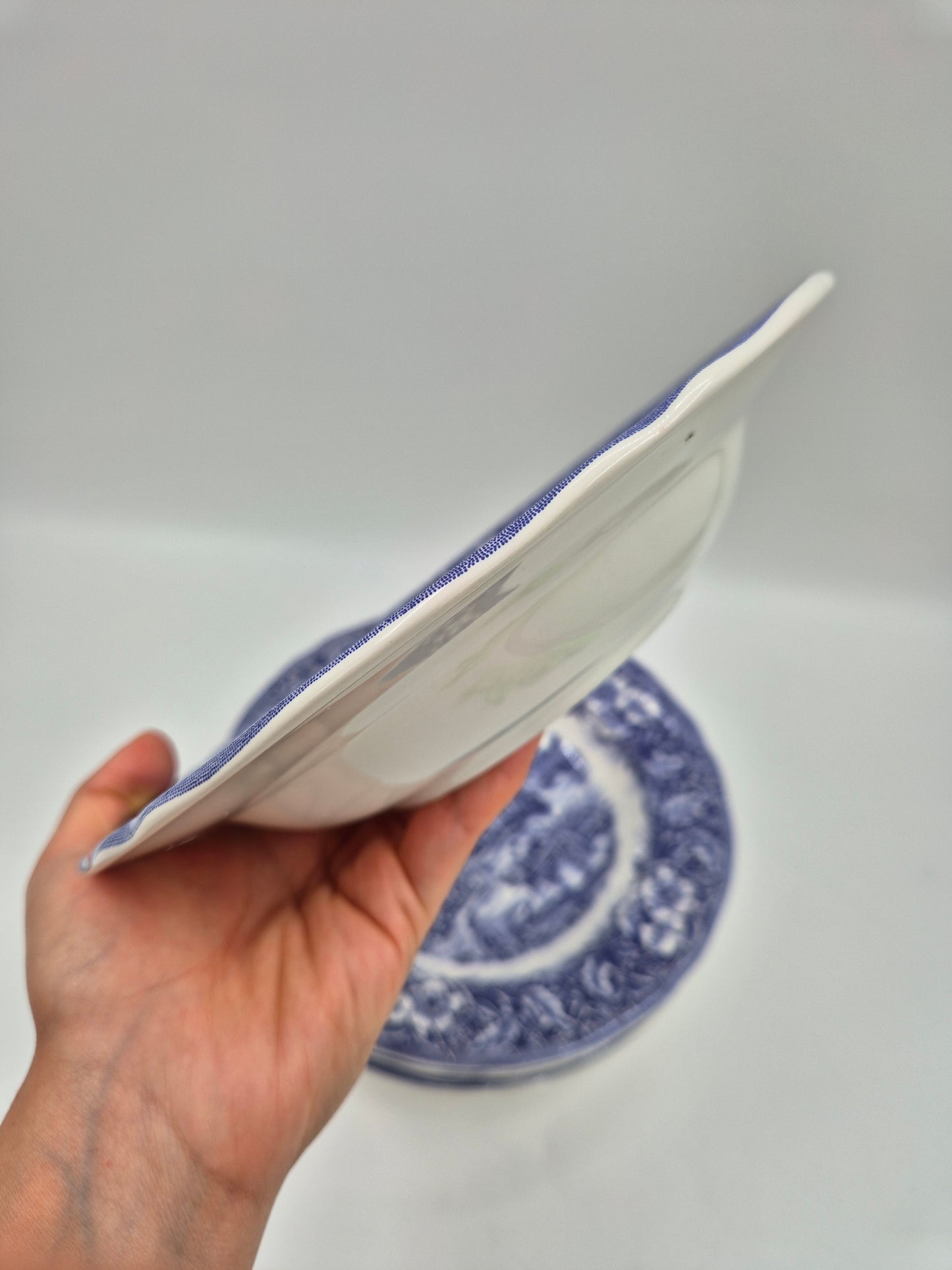 Set of 6 Ceramica Quadrifoglio Soup Plates