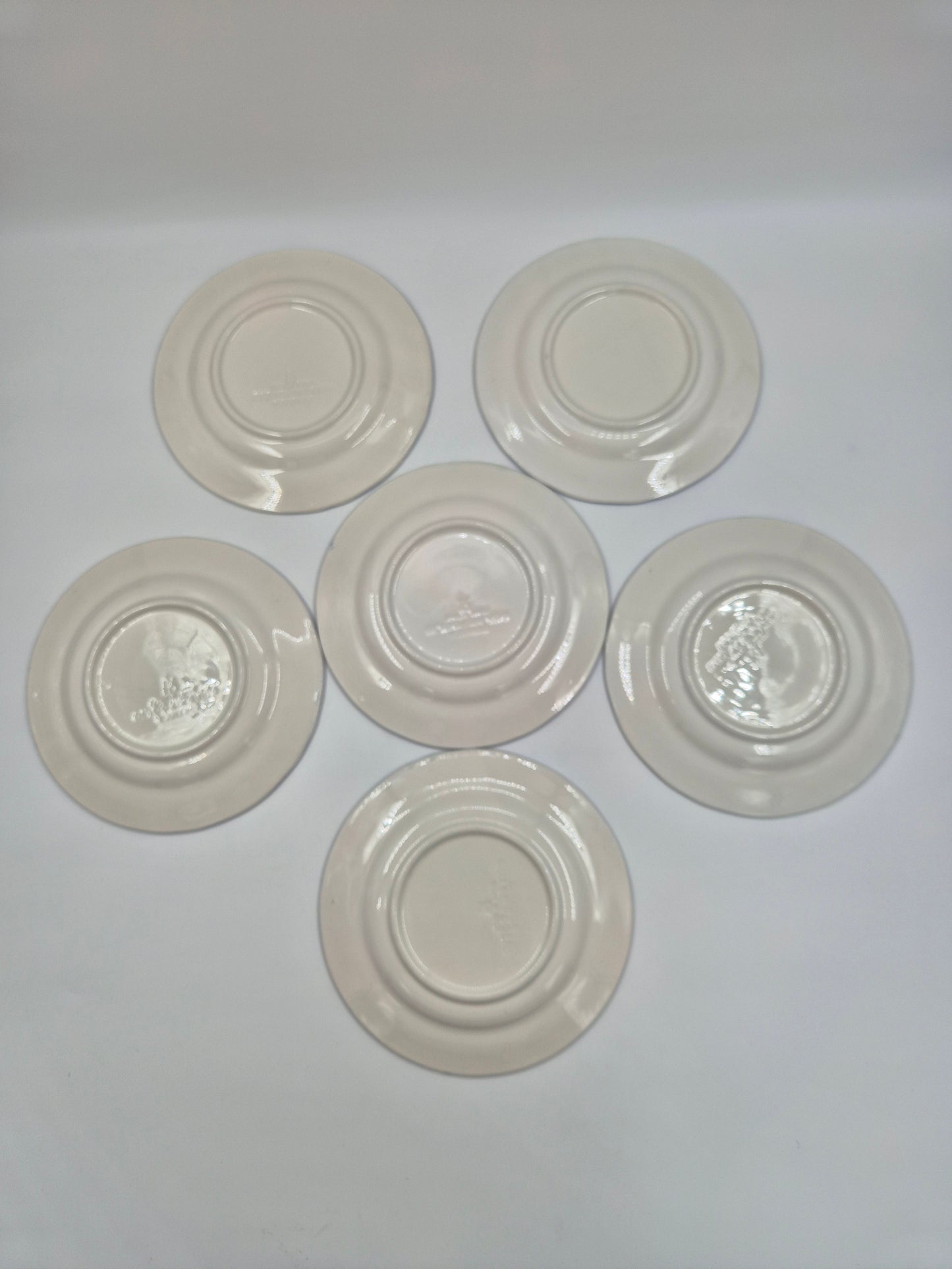 Set of 6 Ceramica Quadrifoglio Salad Plates