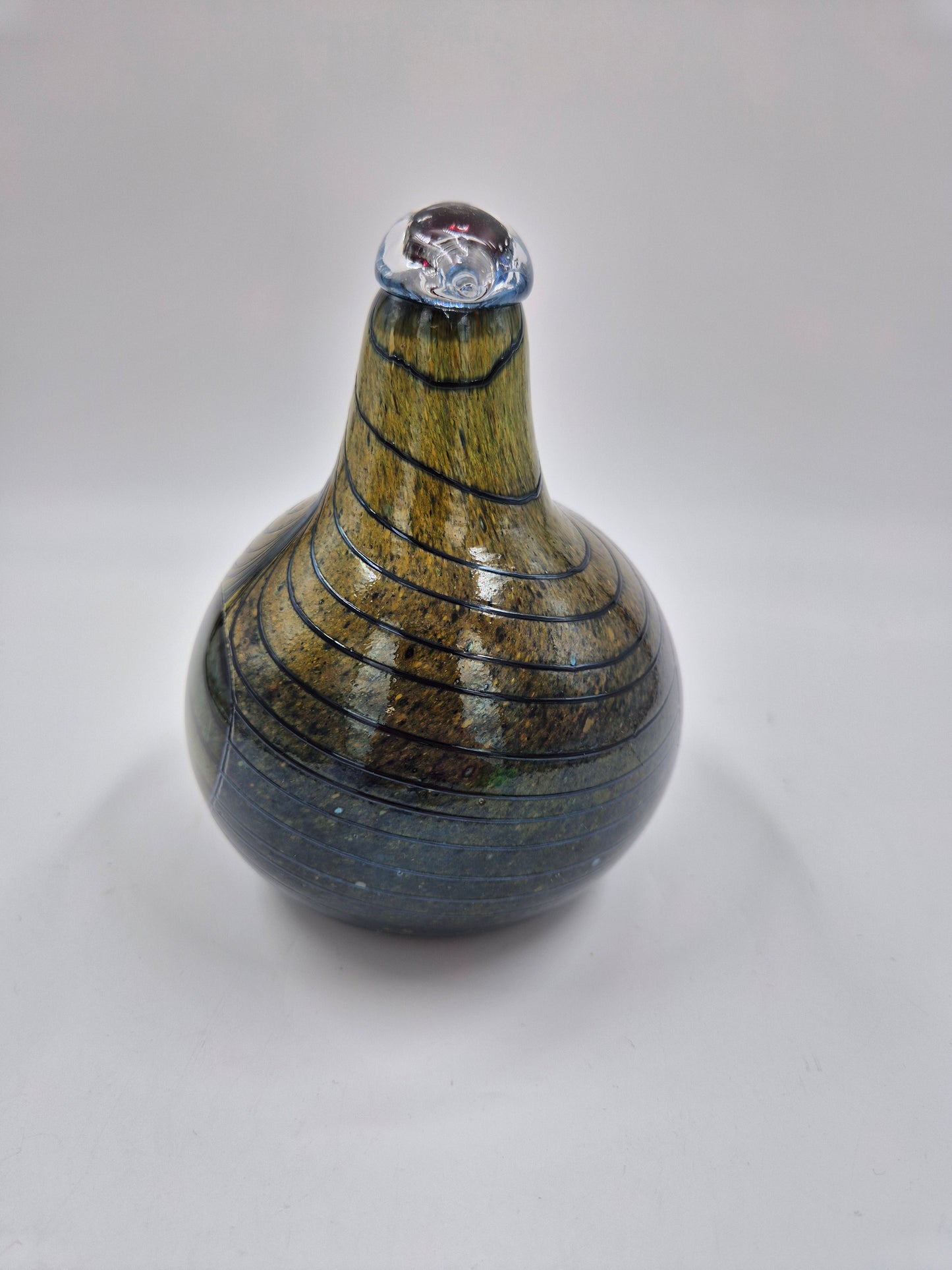 Vintage Nuutajärvi Oiva Toikka "Fasaani" Art Glass Bird 24.5 cm | Signed Finnish Glass Sculpture