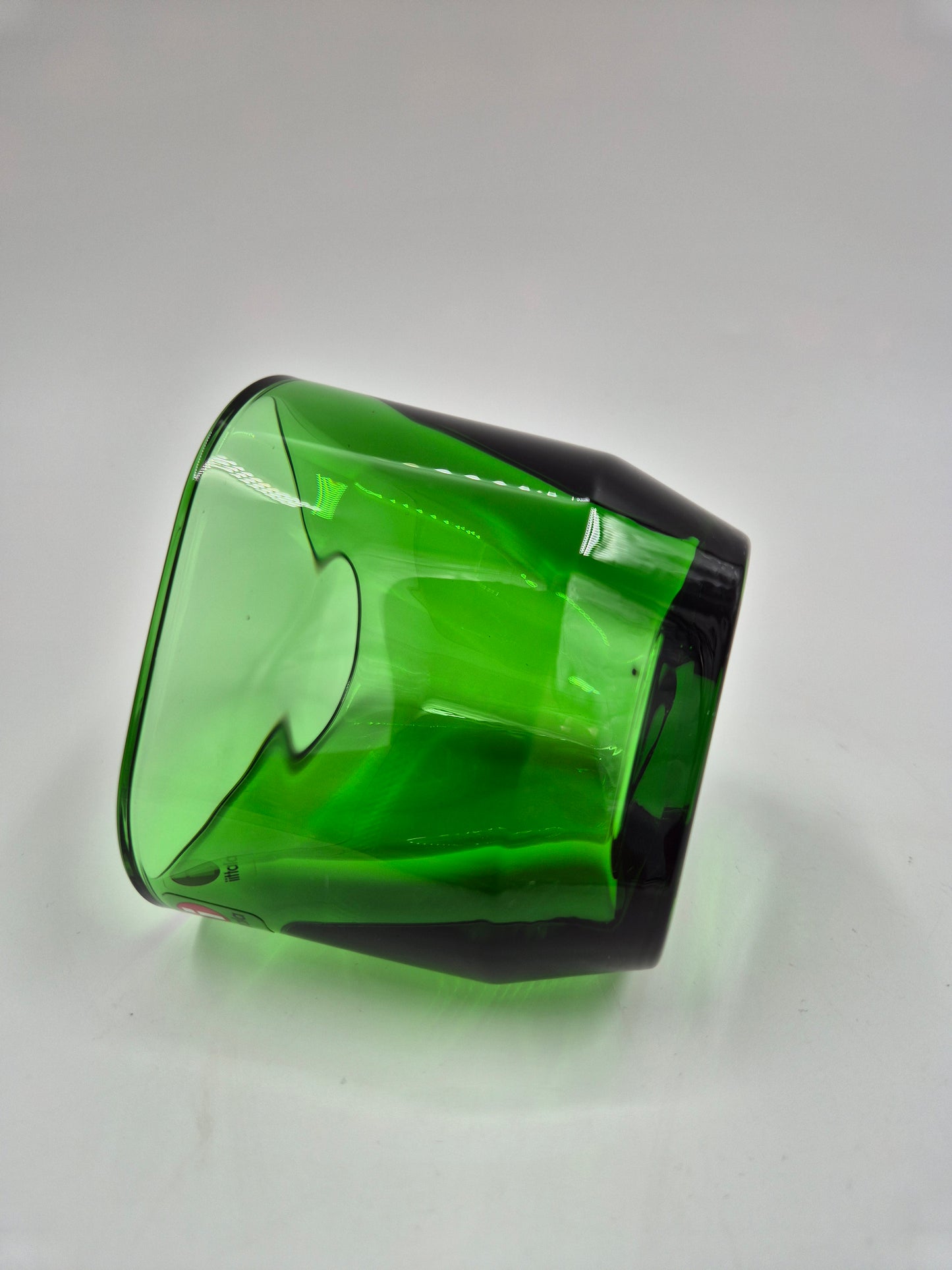 Iittala Tris Green Candle Holder | Alfredo Häberli Design | Finnish Glass Tealight Votive | Scandinavian Decor