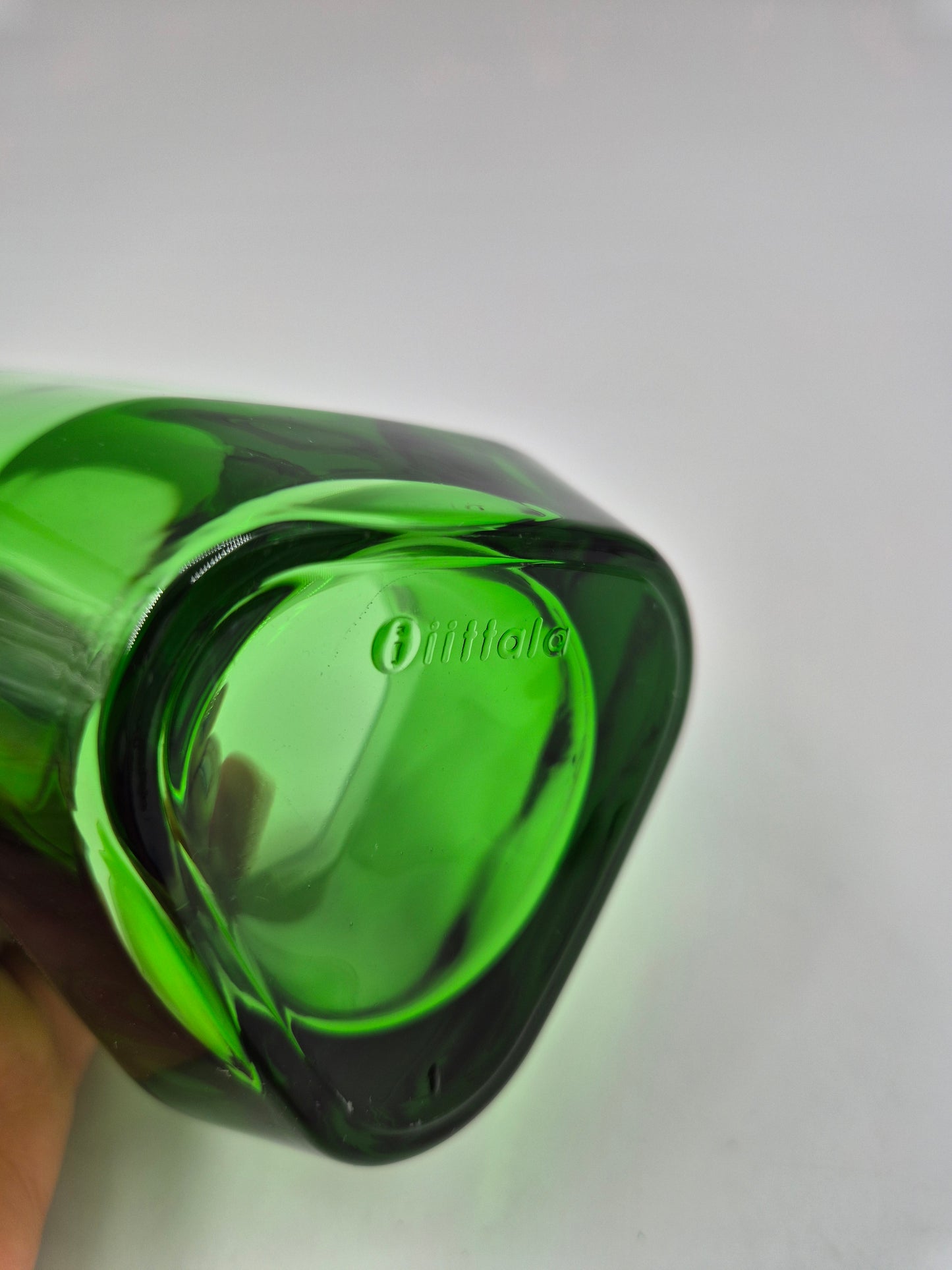 Iittala Tris Green Candle Holder | Alfredo Häberli Design | Finnish Glass Tealight Votive | Scandinavian Decor
