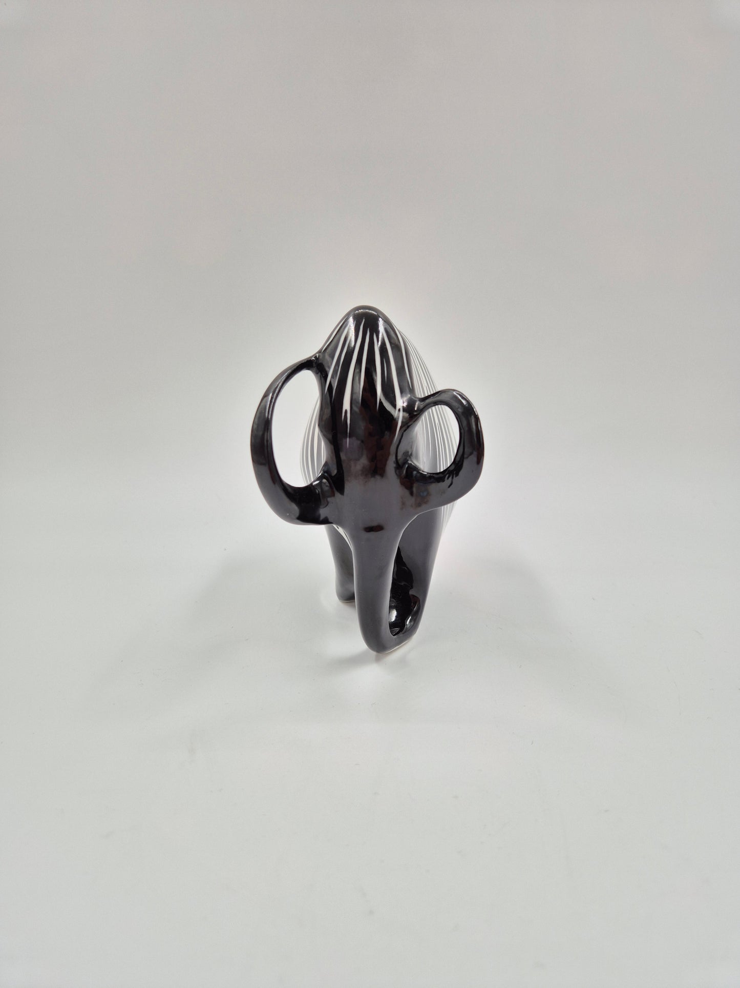 Vintage Lubomir Tomaszewski Mammoth Figurine by Ćmielów | Mid-Century Modern Polish Porcelain Sculpture 15 cm