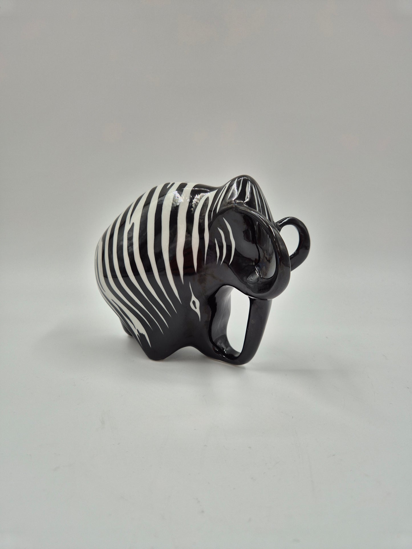 Vintage Lubomir Tomaszewski Mammoth Figurine by Ćmielów | Mid-Century Modern Polish Porcelain Sculpture 15 cm