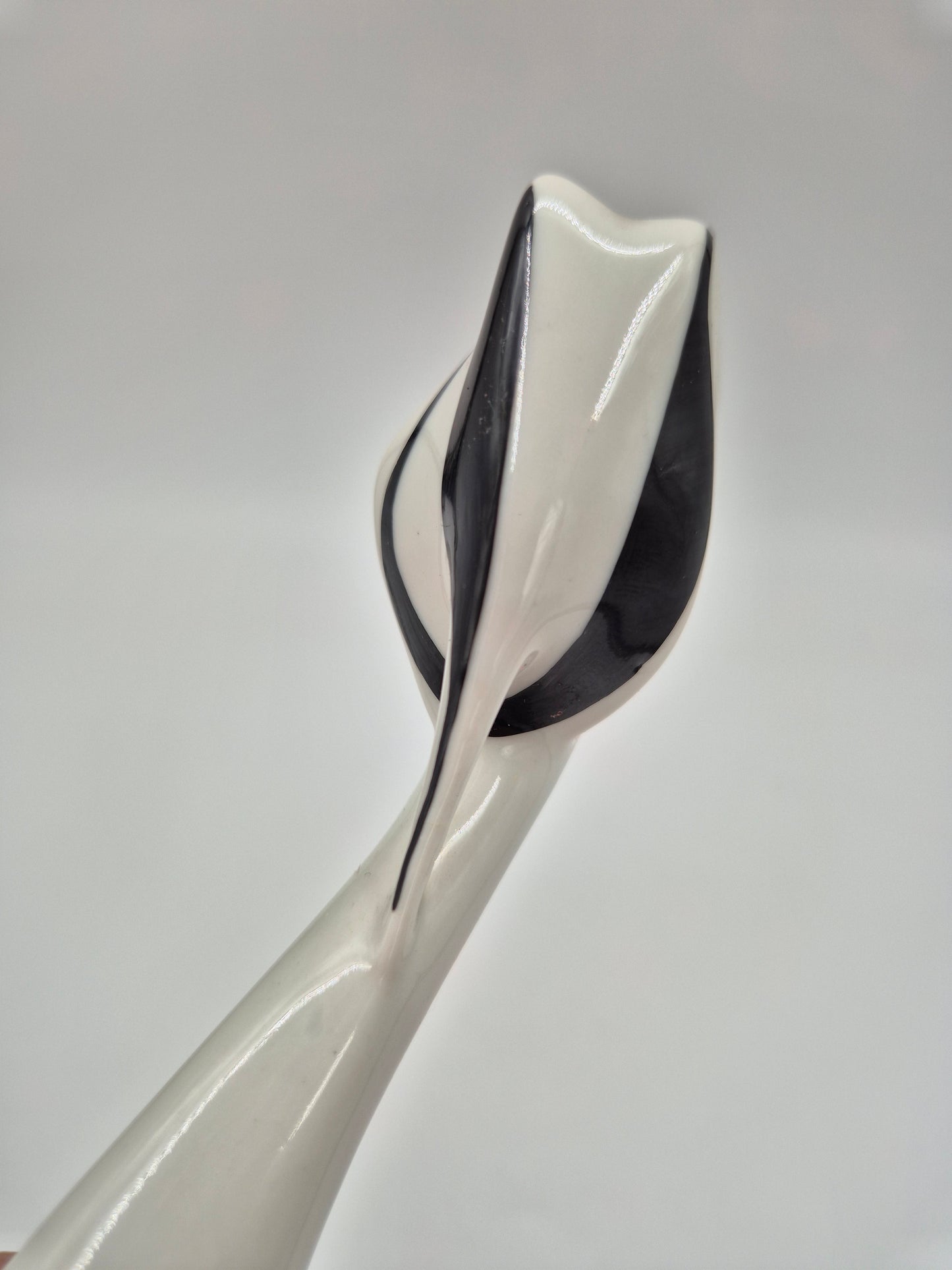 Mieczysław Naruszewicz "Uikku" Porcelain Bird Figurine for Wawel | Hand Painted Polish Mid-Century Sculpture | 28 cm Vintage Art Object
