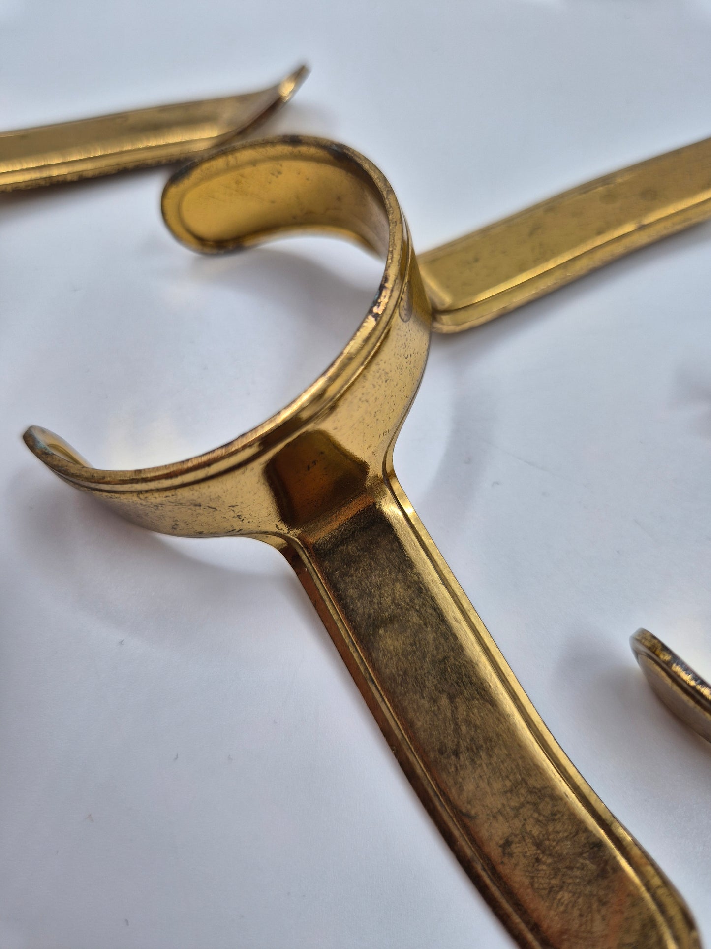 Iittala Harald Beer Horn - Valto Kokko - Vintage Finnish Glass with Brass Stand