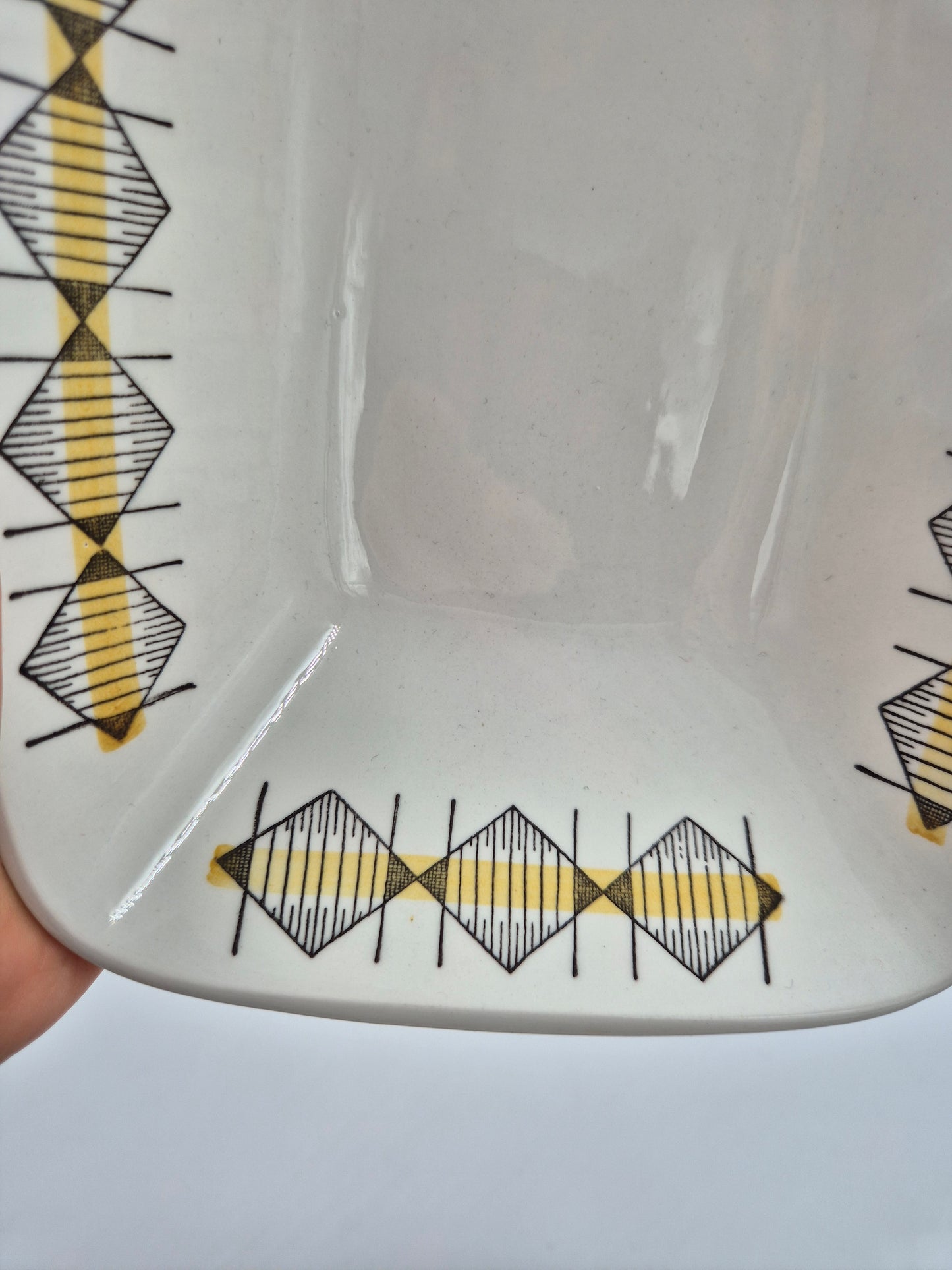 Pair of Rörstrand City Serving Dishes by Olle Alberius – Vintage Swedish Porcelain Bowls 15.5 × 21 cm
