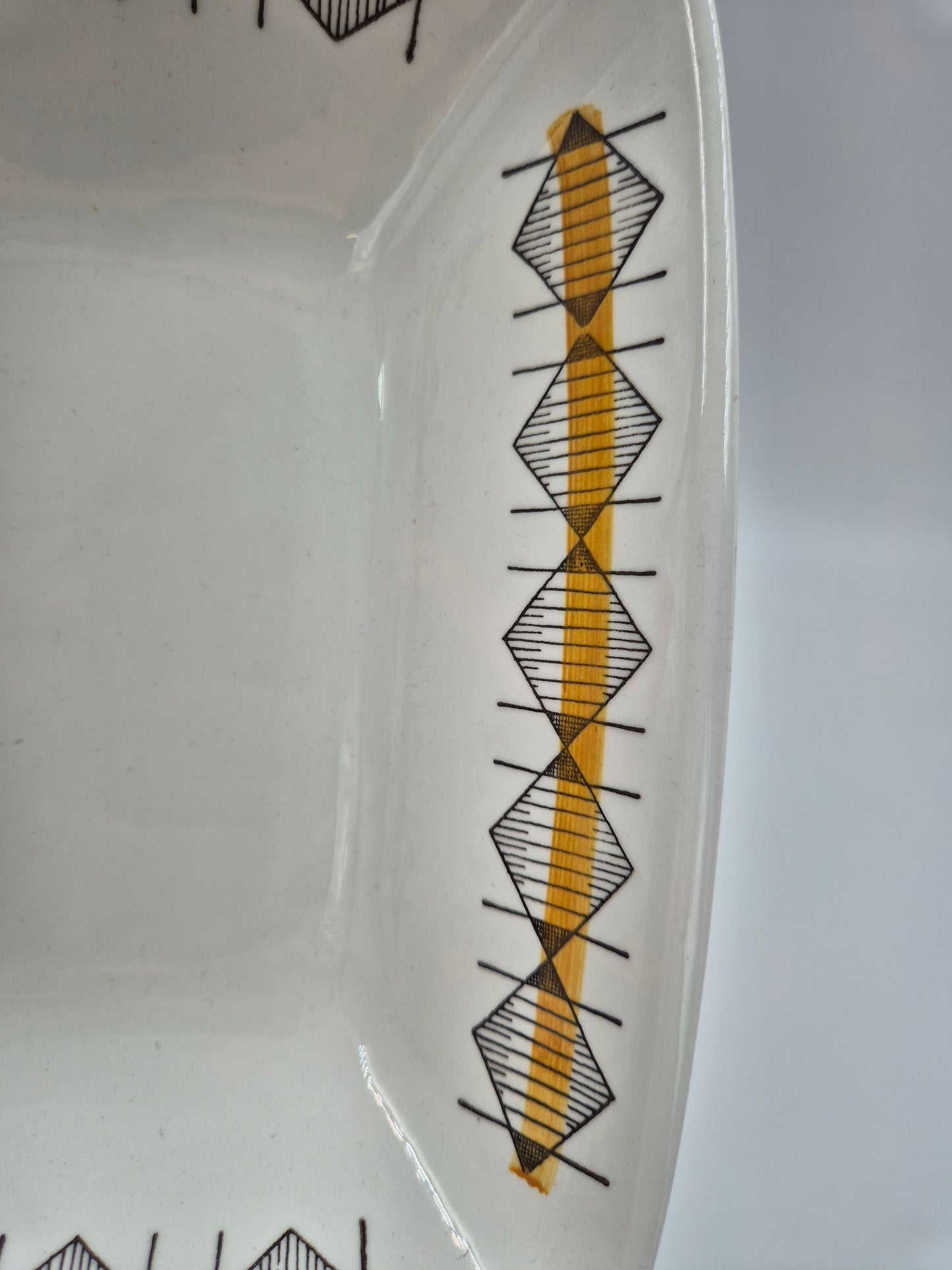 Pair of Rörstrand City Serving Dishes by Olle Alberius – Vintage Swedish Porcelain Bowls 15.5 × 21 cm