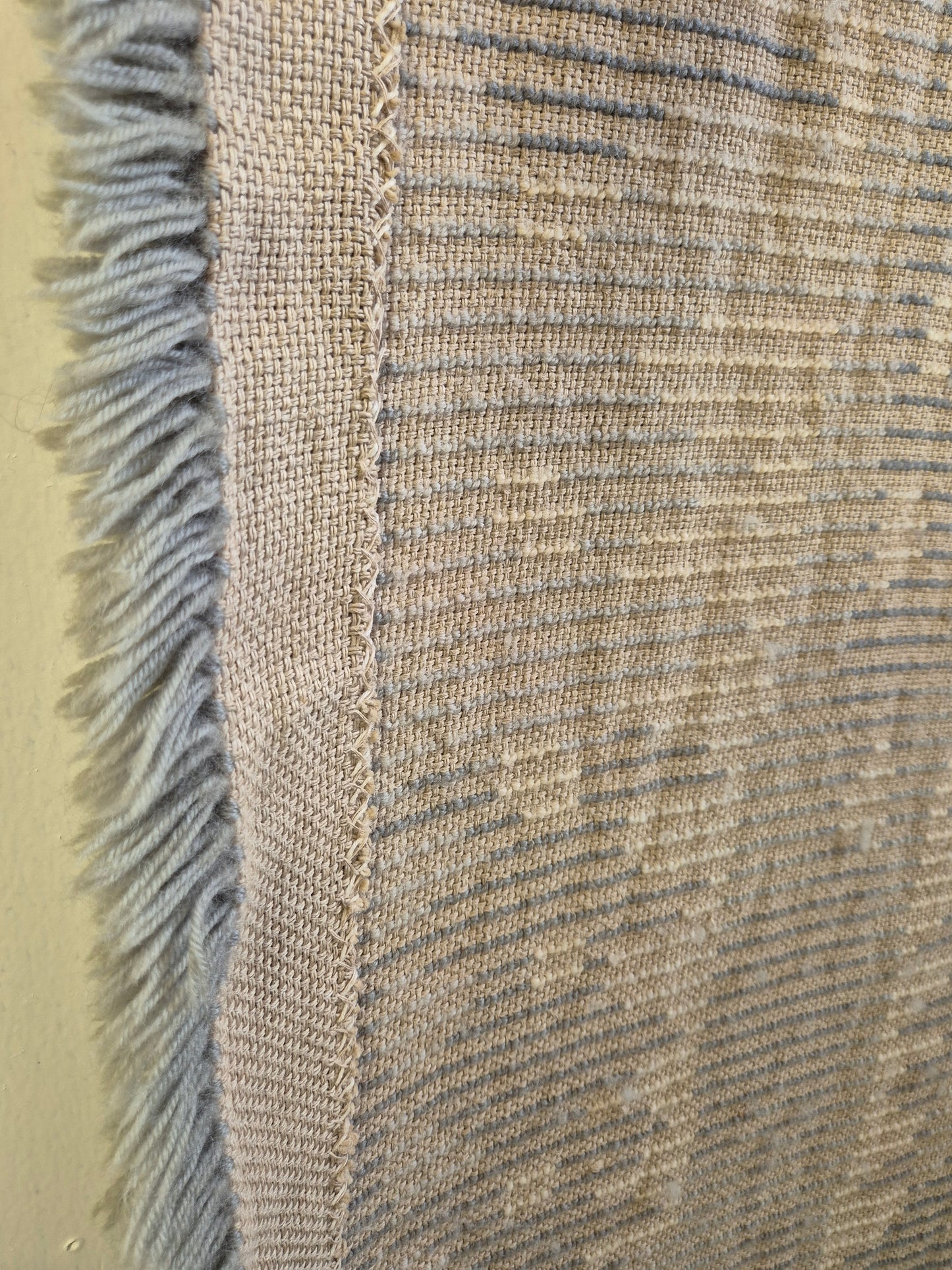 Wall Rug , Kirsti Ilvessalo "Linnunrata"  | Finnish Mid Century Wall Hanging | Scandinavian Wool Textile Art | 90 x 135 cm