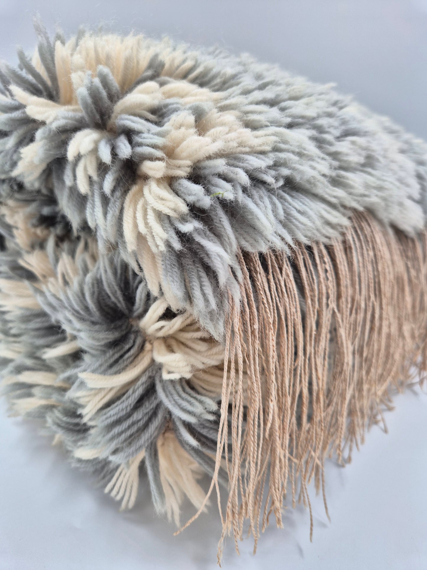 Wall Rug , Kirsti Ilvessalo "Linnunrata"  | Finnish Mid Century Wall Hanging | Scandinavian Wool Textile Art | 90 x 135 cm