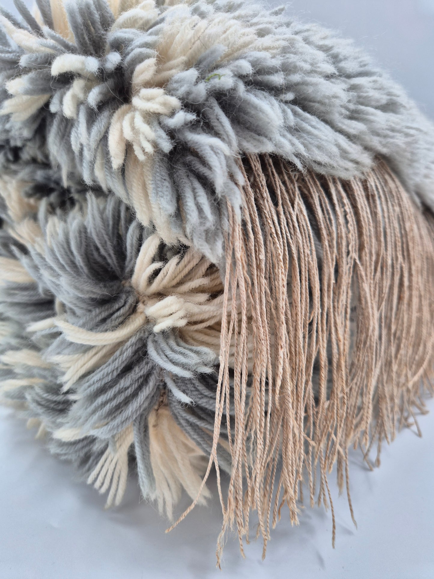 Wall Rug , Kirsti Ilvessalo "Linnunrata"  | Finnish Mid Century Wall Hanging | Scandinavian Wool Textile Art | 90 x 135 cm