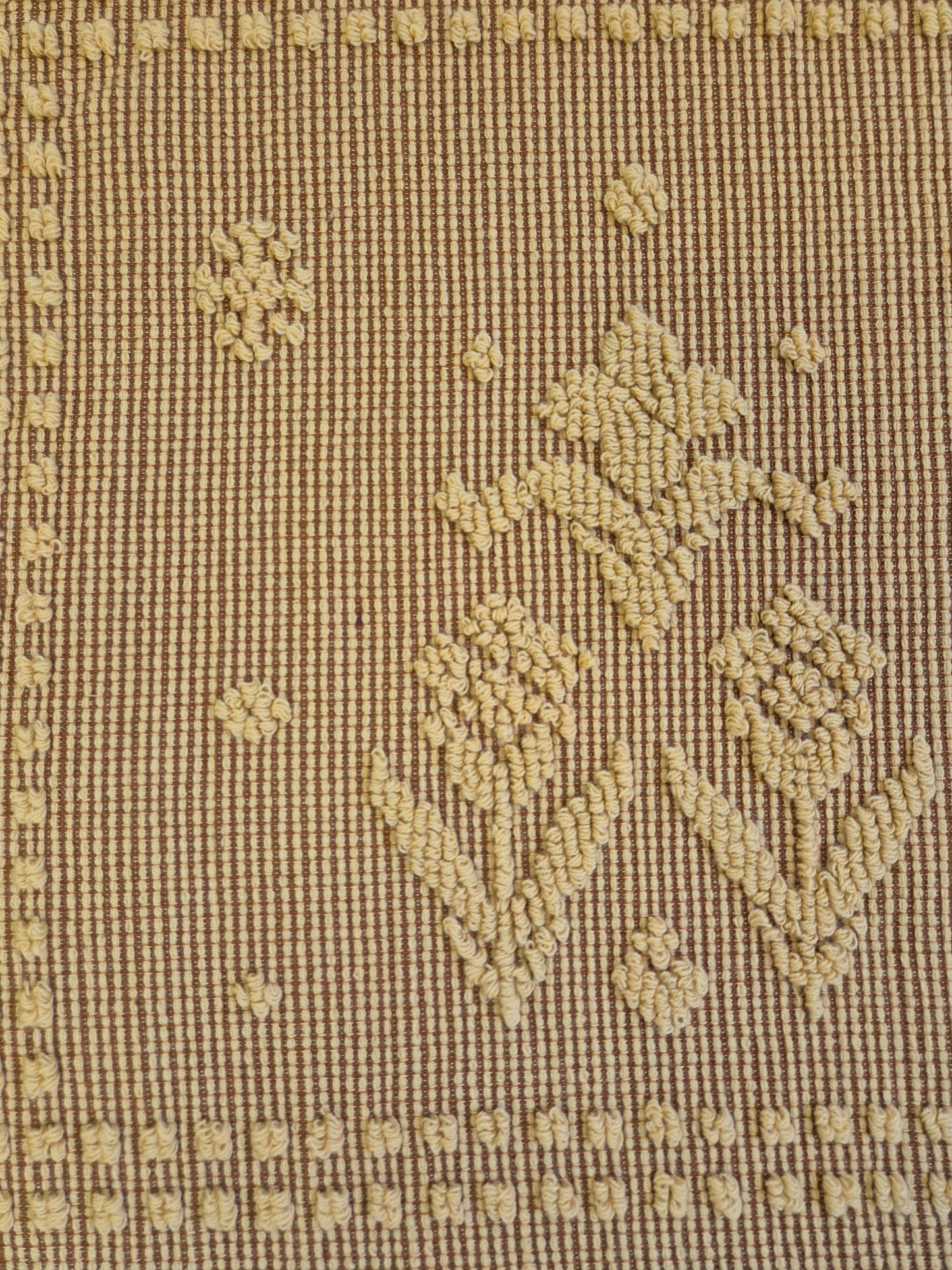 Vintage Finnish Woven Wall Hanging Rug – Traditional Ryijy Style Textile with Floral Motif, 147 x 79 cm