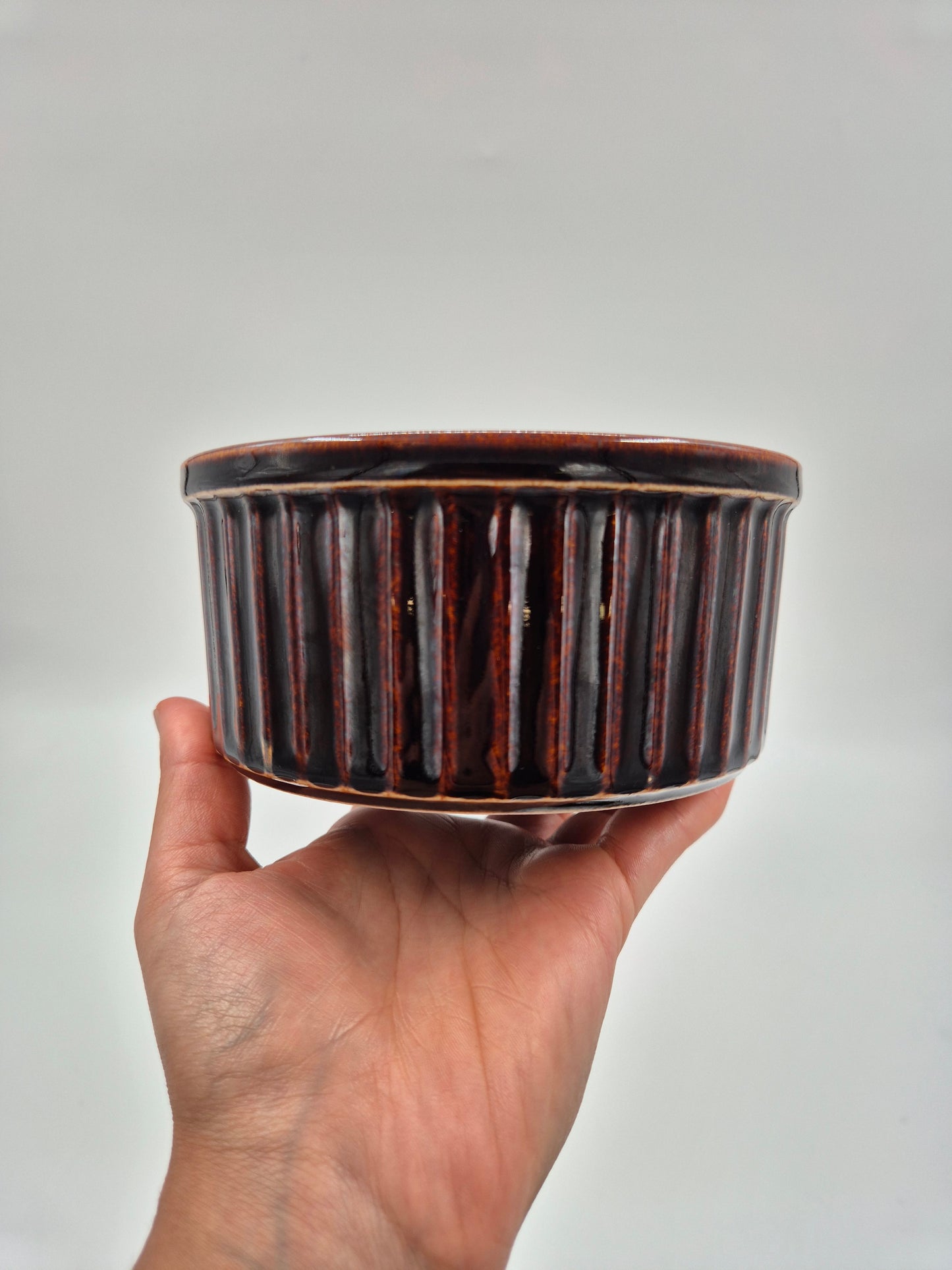 Vintage Arabia Finland Ruska Oven Dishes Set of 3 | Ulla Procopé Brown Stoneware Baking Dishes | Mid Century Finland