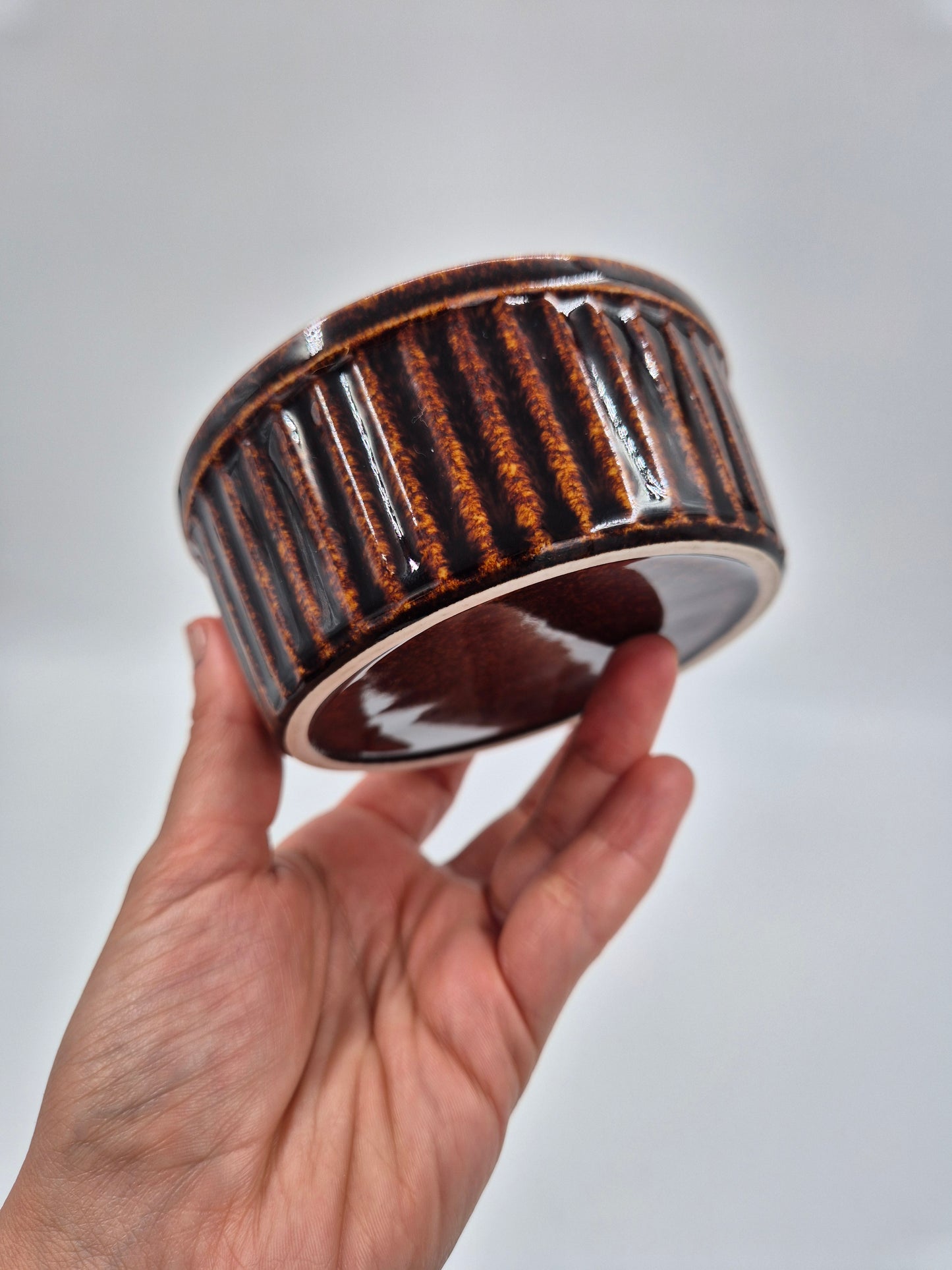 Vintage Arabia Finland Ruska Oven Dishes Set of 3 | Ulla Procopé Brown Stoneware Baking Dishes | Mid Century Finland