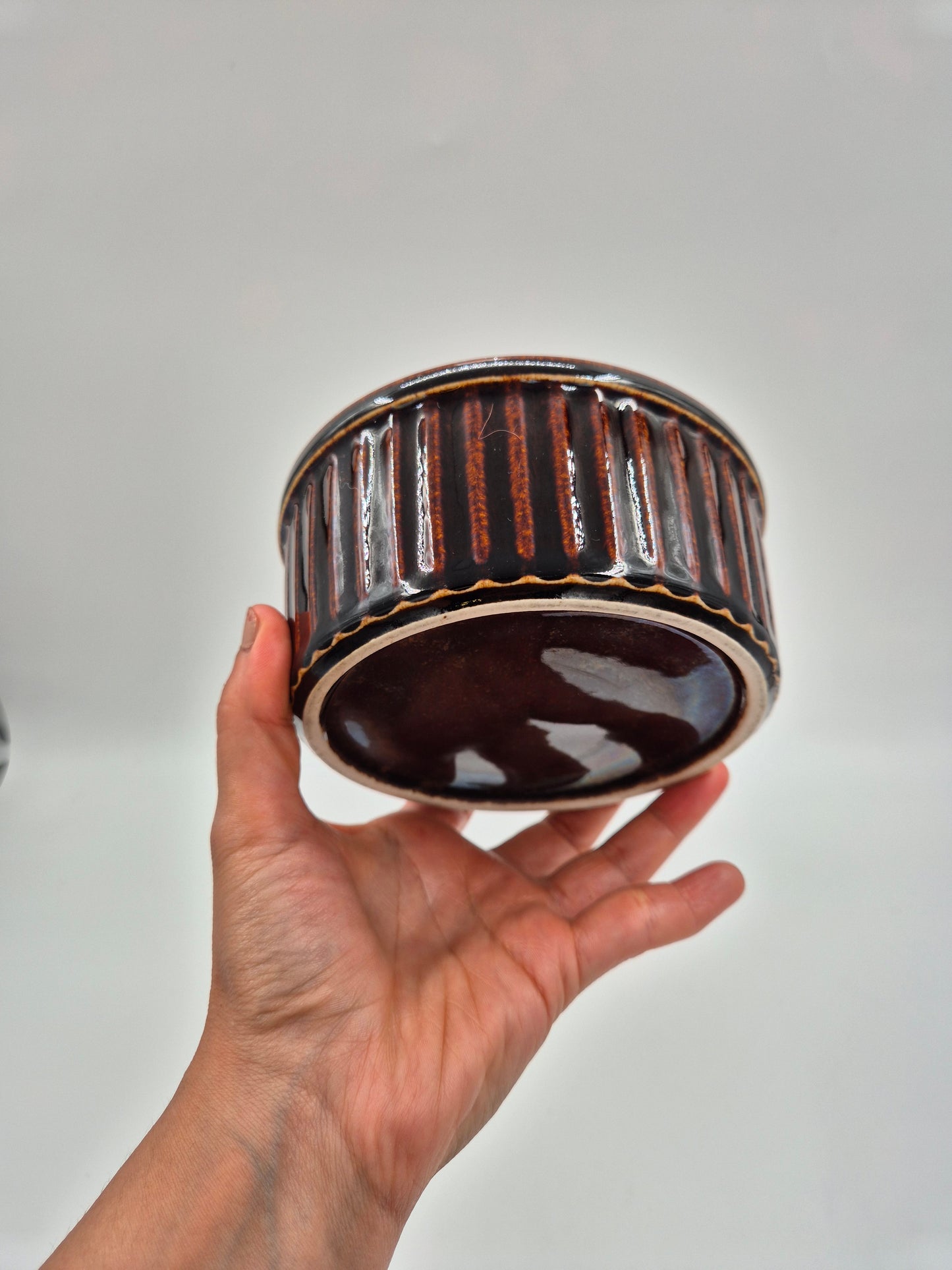 Vintage Arabia Finland Ruska Oven Dishes Set of 3 | Ulla Procopé Brown Stoneware Baking Dishes | Mid Century Finland
