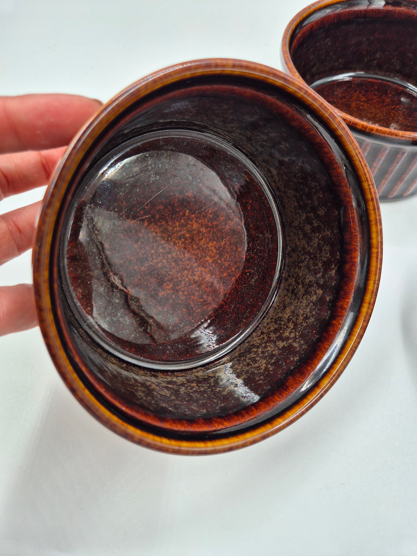 Vintage Arabia Finland Ruska Oven Dishes Set of 3 | Ulla Procopé Brown Stoneware Baking Dishes | Mid Century Finland