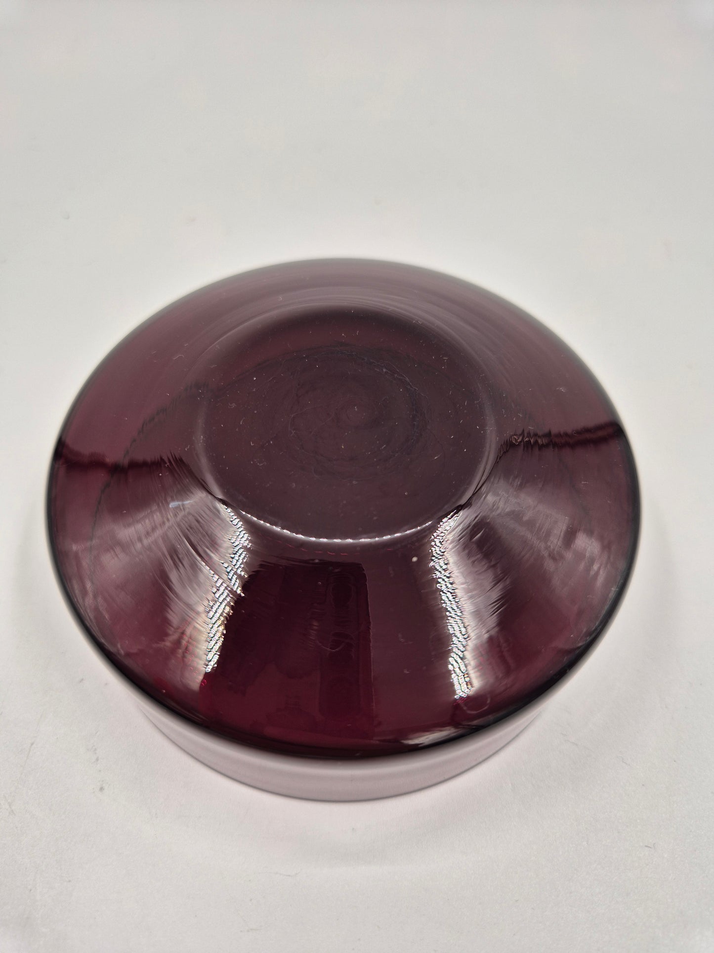 Iittala I-307 Dessert Bowls Set of 10 | Timo Sarpaneva Amethyst Purple Glass Bowls | Finnish Vintage Glass 1958–1970