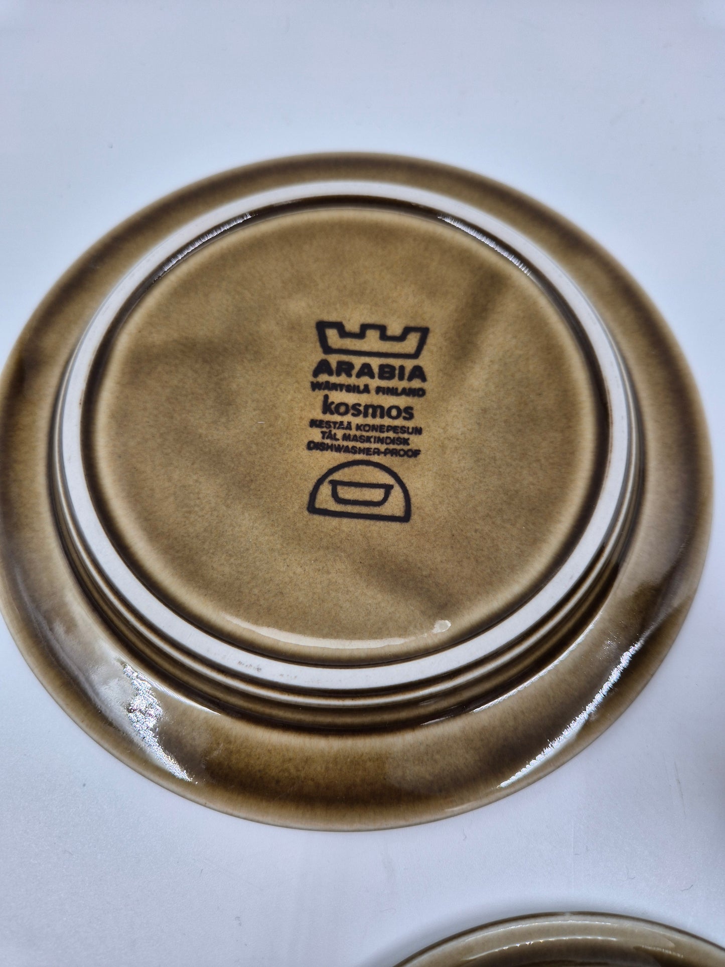 Arabia Kosmos Coffee Cup Set | Ulla Procopé & Gunvor Olin-Grönqvist | Finnish Vintage Stoneware