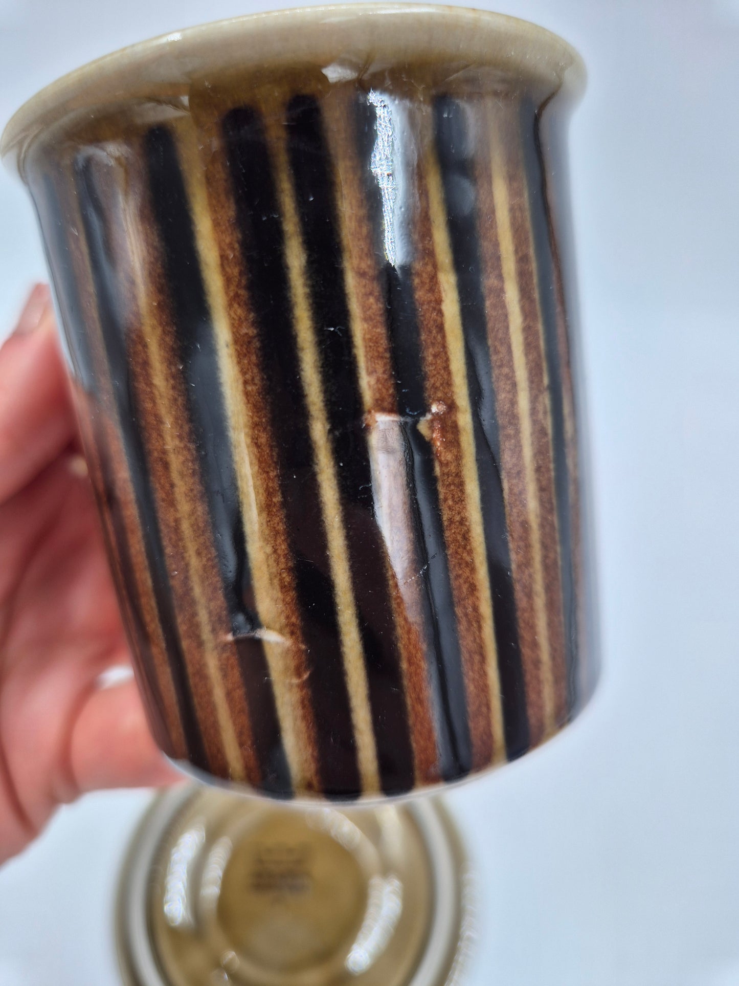 Arabia Kosmos Coffee Cup Set | Ulla Procopé & Gunvor Olin-Grönqvist | Finnish Vintage Stoneware