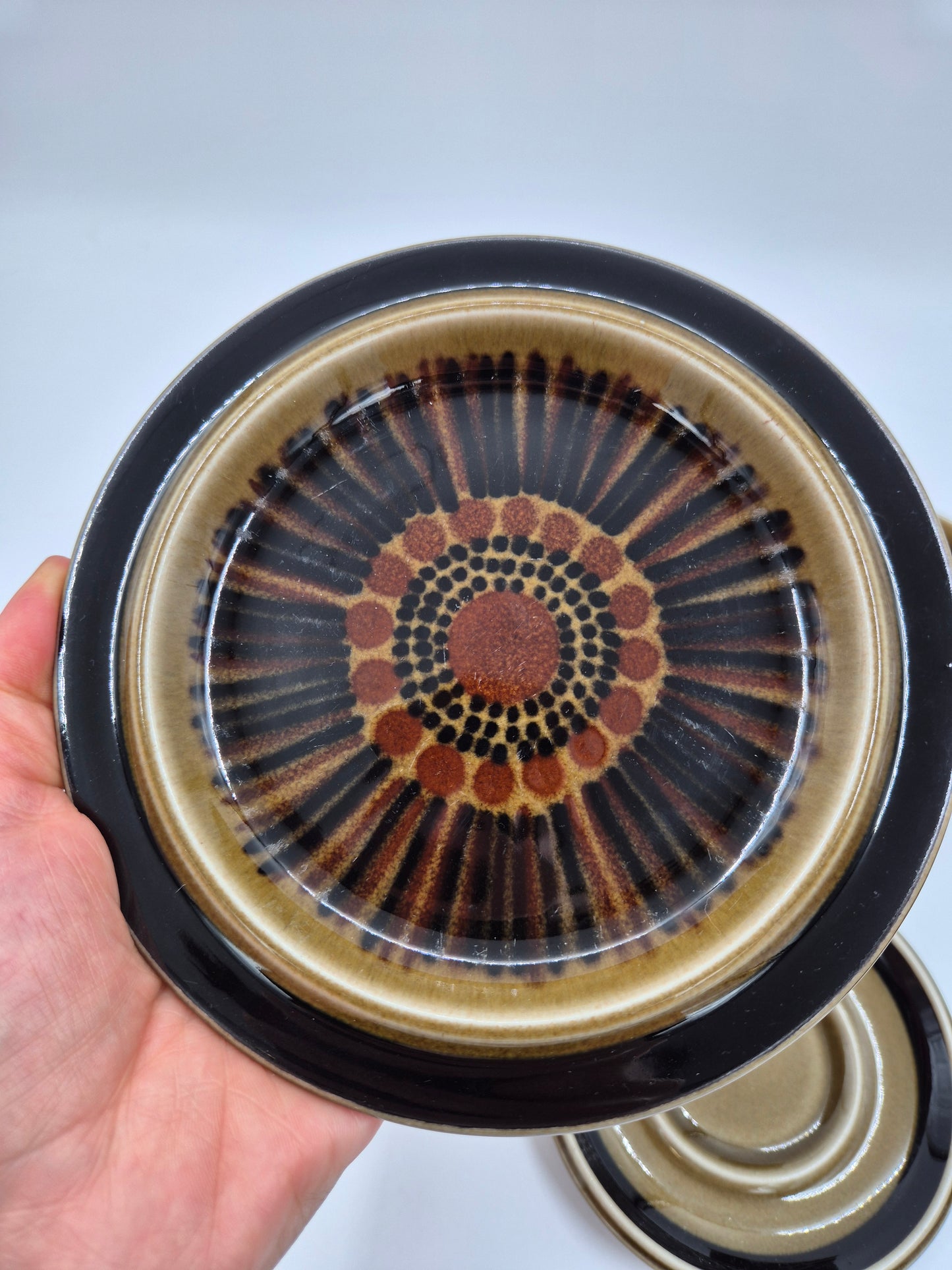 Arabia Kosmos Coffee Cup Set | Ulla Procopé & Gunvor Olin-Grönqvist | Finnish Vintage Stoneware