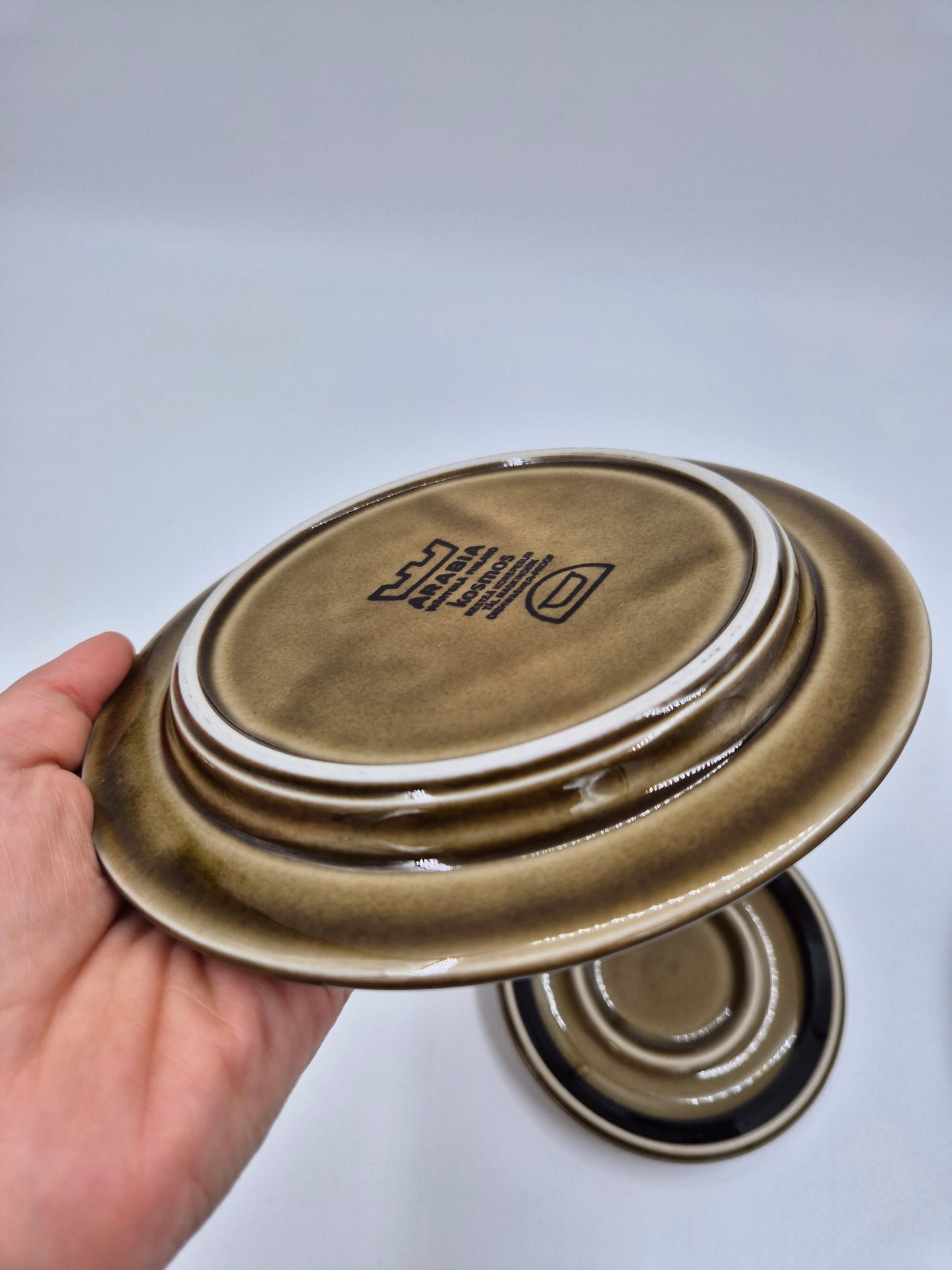 Arabia Kosmos Coffee Cup Set | Ulla Procopé & Gunvor Olin-Grönqvist | Finnish Vintage Stoneware