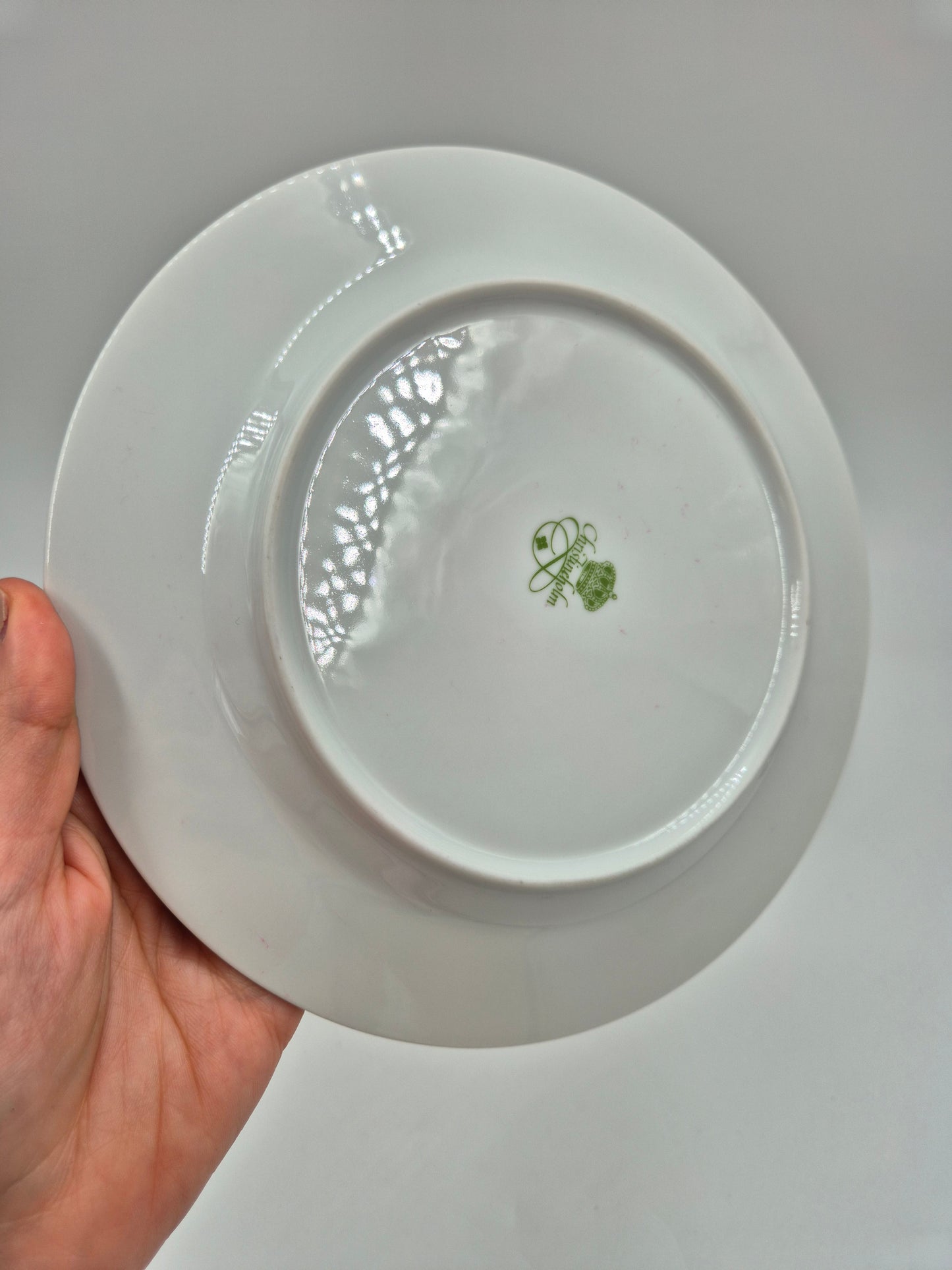 Set of 6 Christineholm Smultron Salad Plates 21 cm | Wild Strawberry Pattern | Scandinavian Tableware