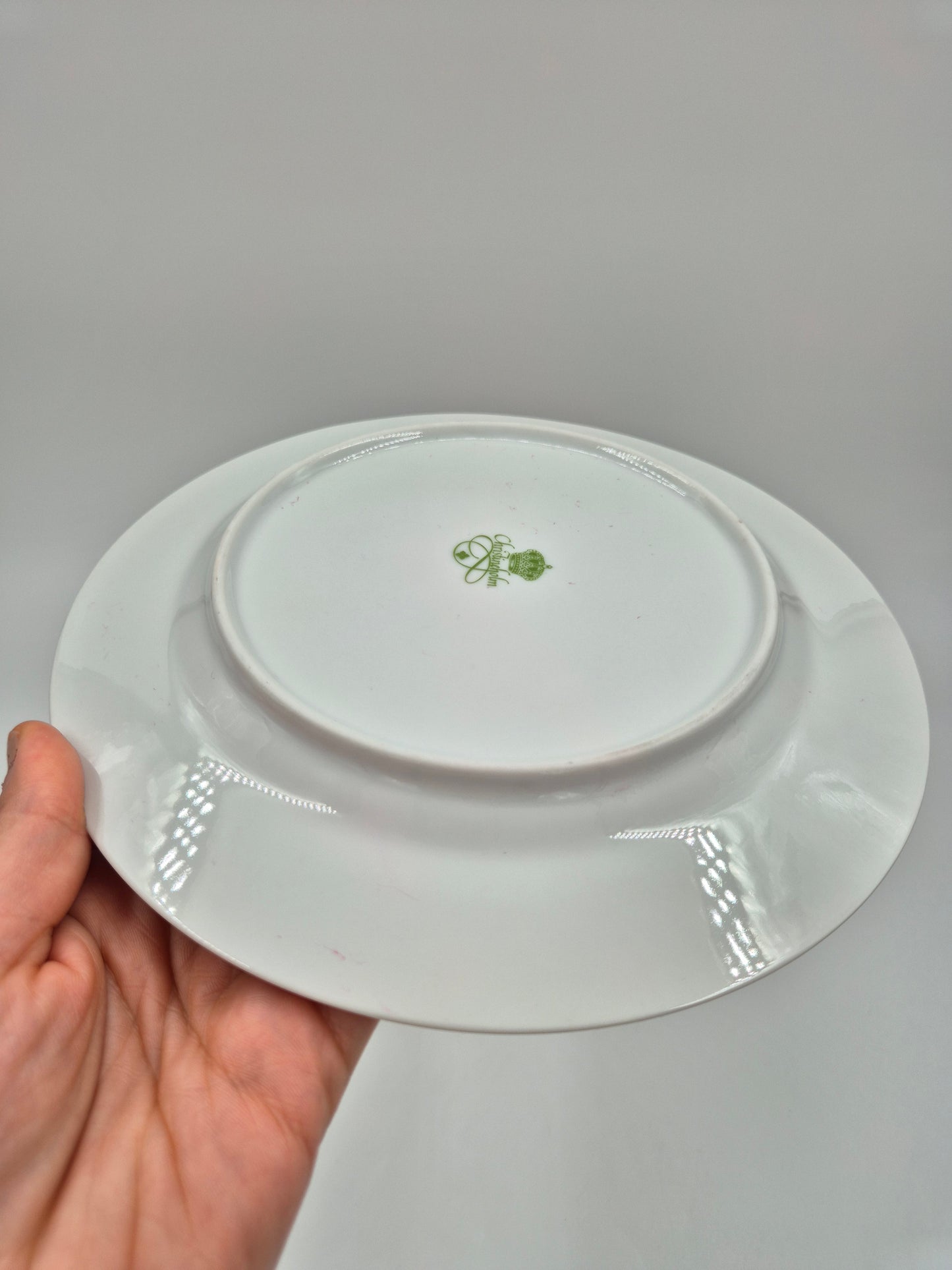 Set of 6 Christineholm Smultron Salad Plates 21 cm | Wild Strawberry Pattern | Scandinavian Tableware