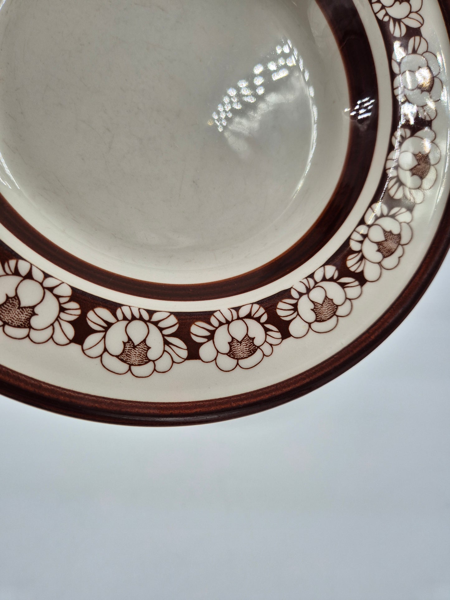 Set of 6 Arabia Katrilli Deep Plates by Esteri Tomula – Vintage Finnish Soup Bowls 23 cm