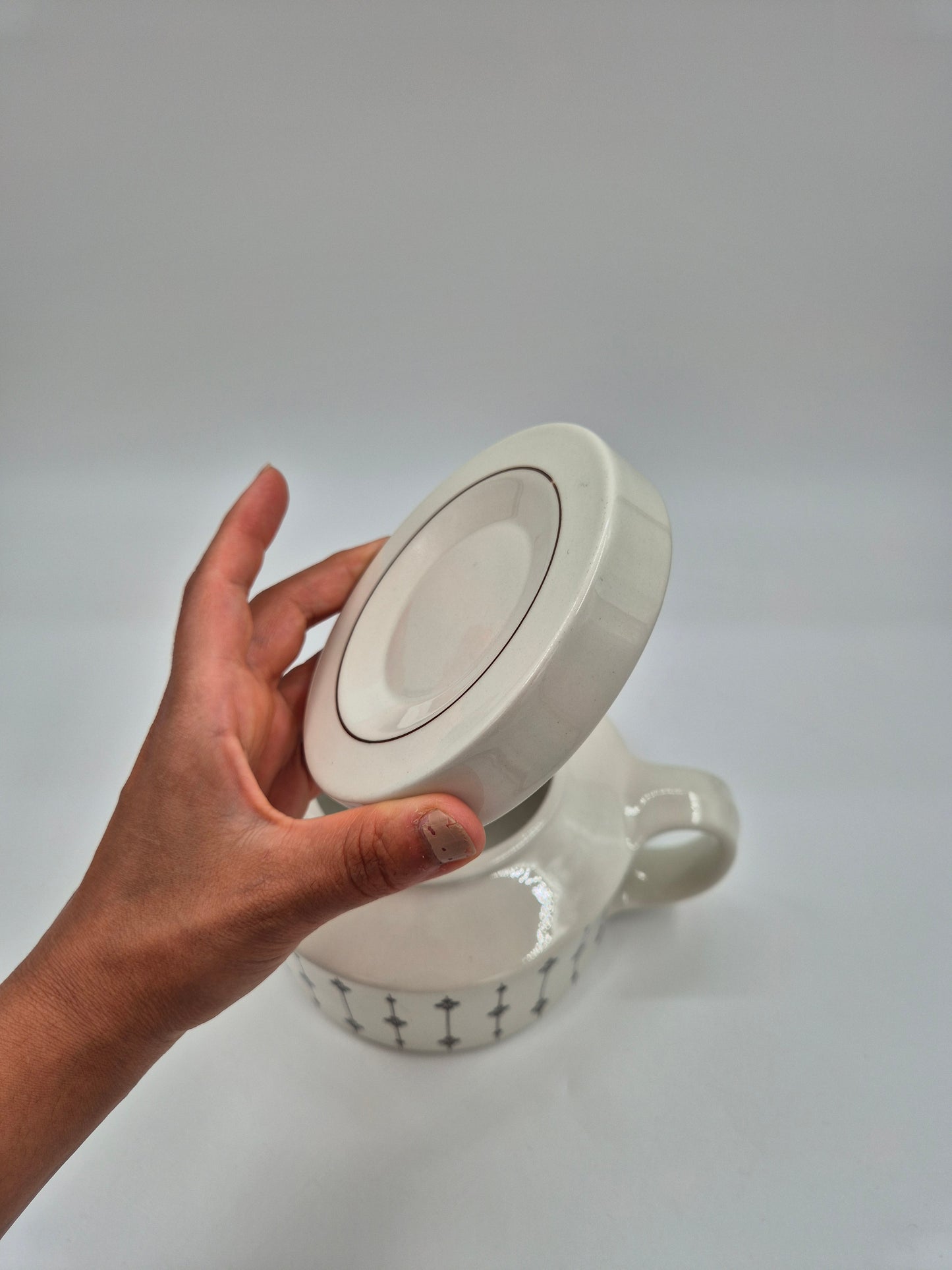 Vintage Arabia Kartano Teapot by Esteri Tomula | Finnish Mid Century Modern Tea Pot | 1970s Arabia Finland Stoneware Teapot