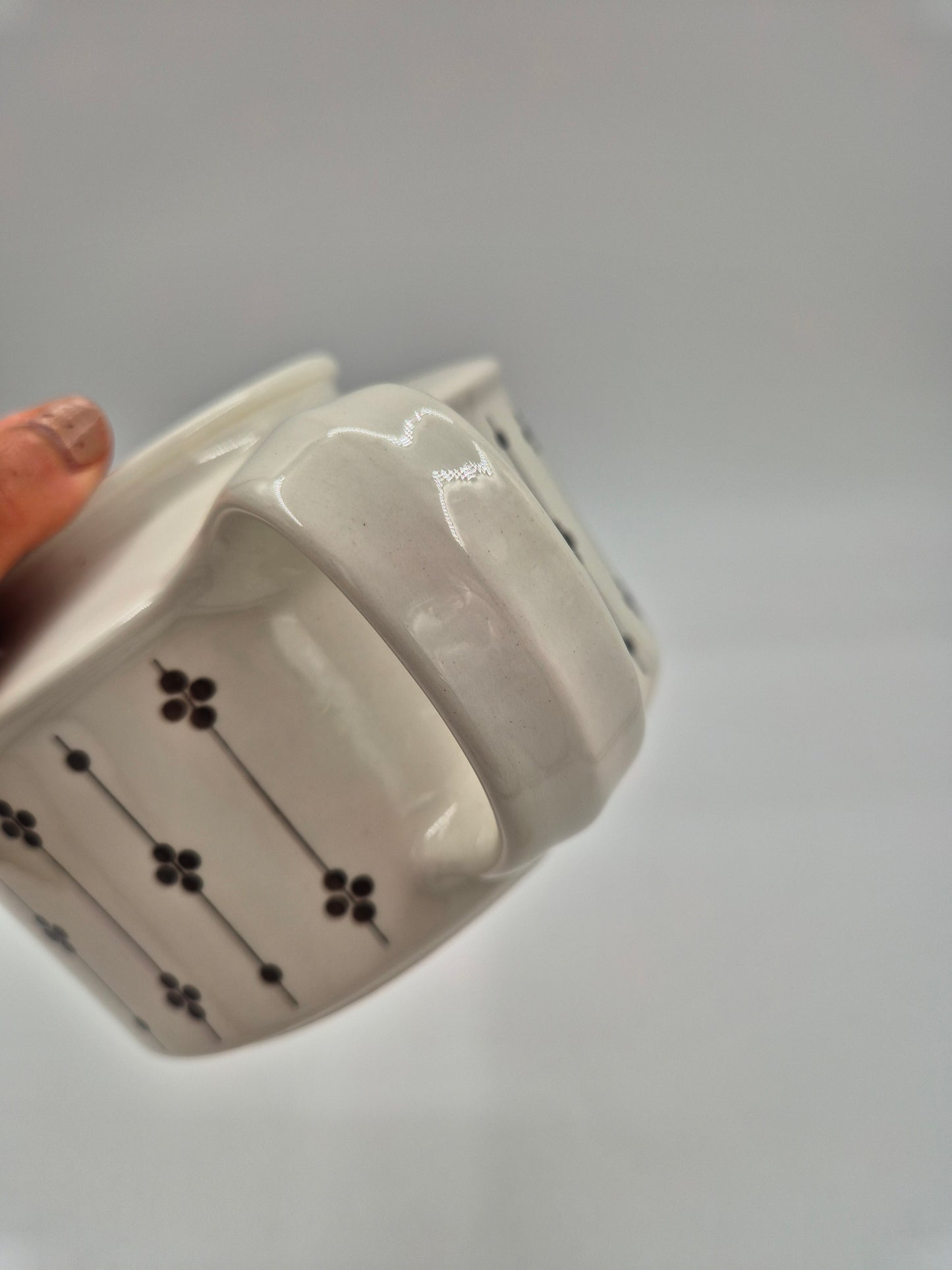 Vintage Arabia Kartano Teapot by Esteri Tomula | Finnish Mid Century Modern Tea Pot | 1970s Arabia Finland Stoneware Teapot