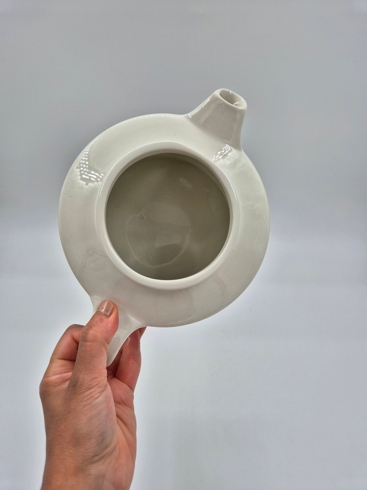 Vintage Arabia Kartano Teapot by Esteri Tomula | Finnish Mid Century Modern Tea Pot | 1970s Arabia Finland Stoneware Teapot