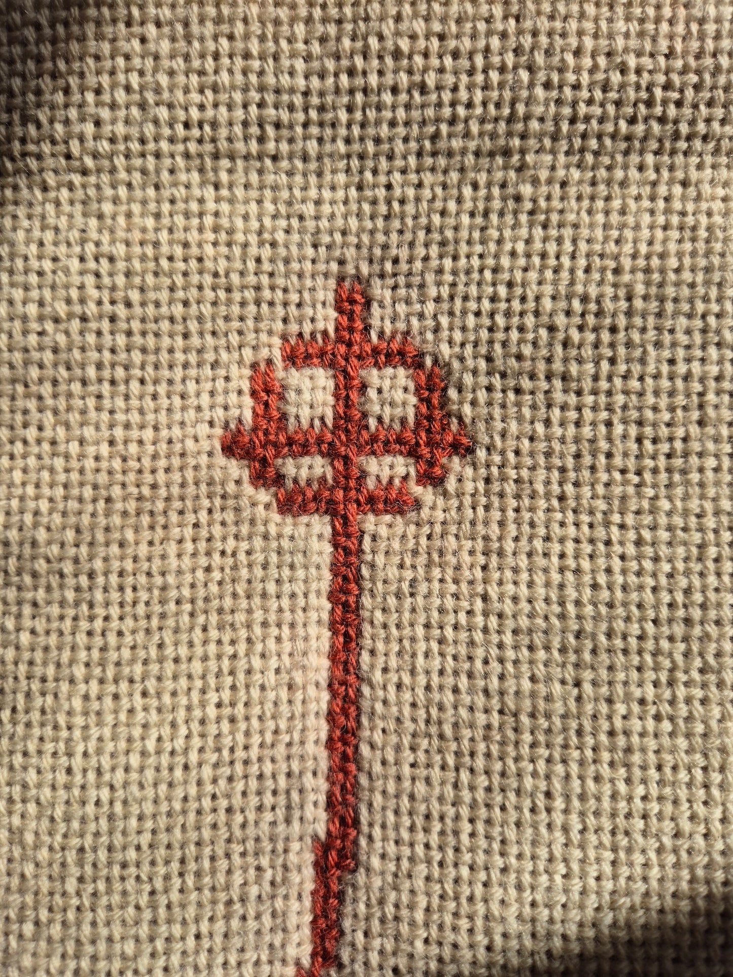 Elonkorjuu Vintage Finnish Wall Hanging by Laura Korpikaivo-Tamminen | Scandinavian Folk Art Textile | 63 x 110 cm