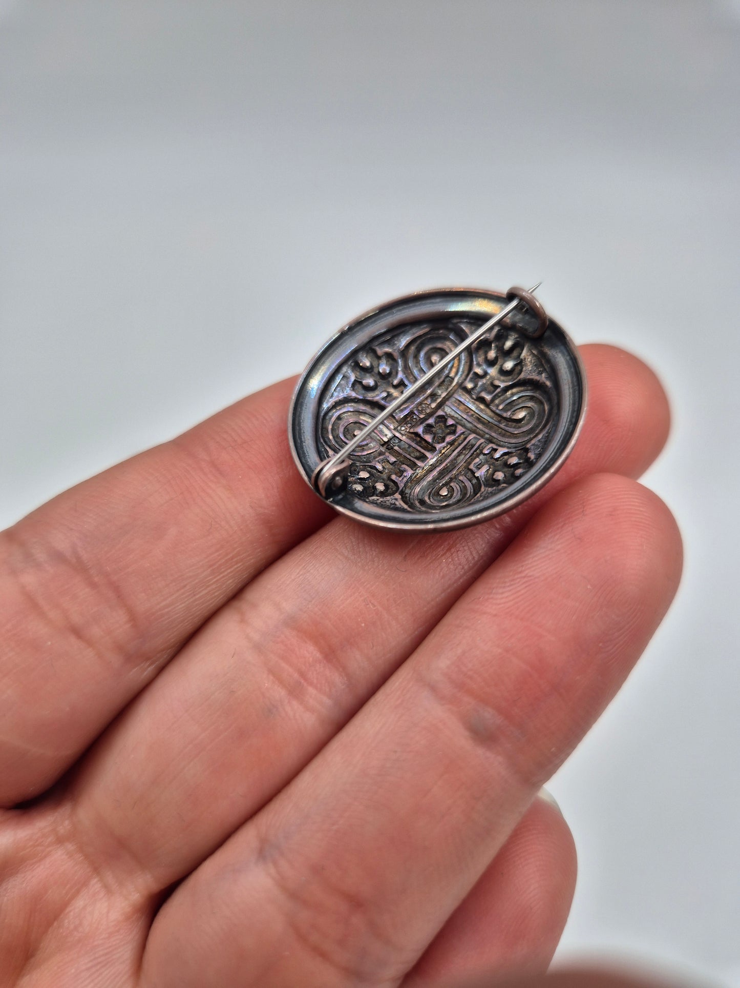 Kalevala Koru Hannunvaakuna Sterling Silver Brooch – Vintage Finnish 925 Silver Pin with Original Box