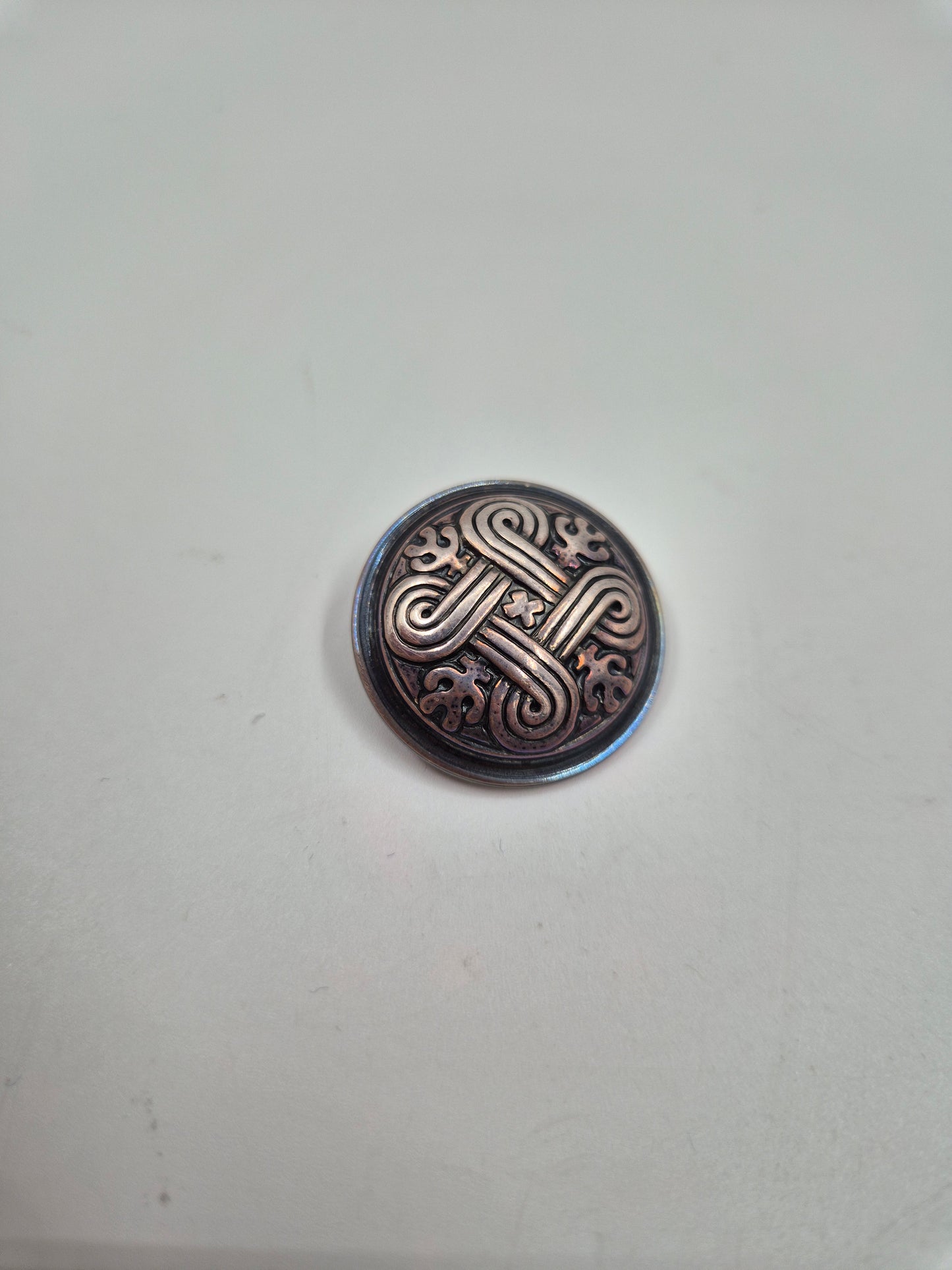Kalevala Koru Hannunvaakuna Sterling Silver Brooch – Vintage Finnish 925 Silver Pin with Original Box