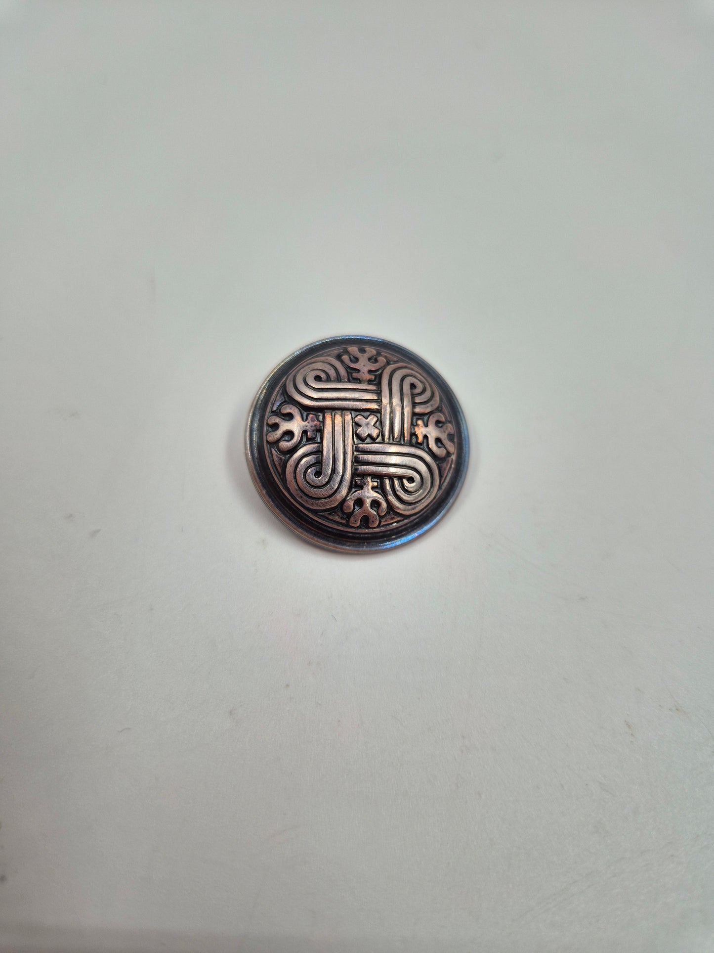 Kalevala Koru Hannunvaakuna Sterling Silver Brooch – Vintage Finnish 925 Silver Pin with Original Box