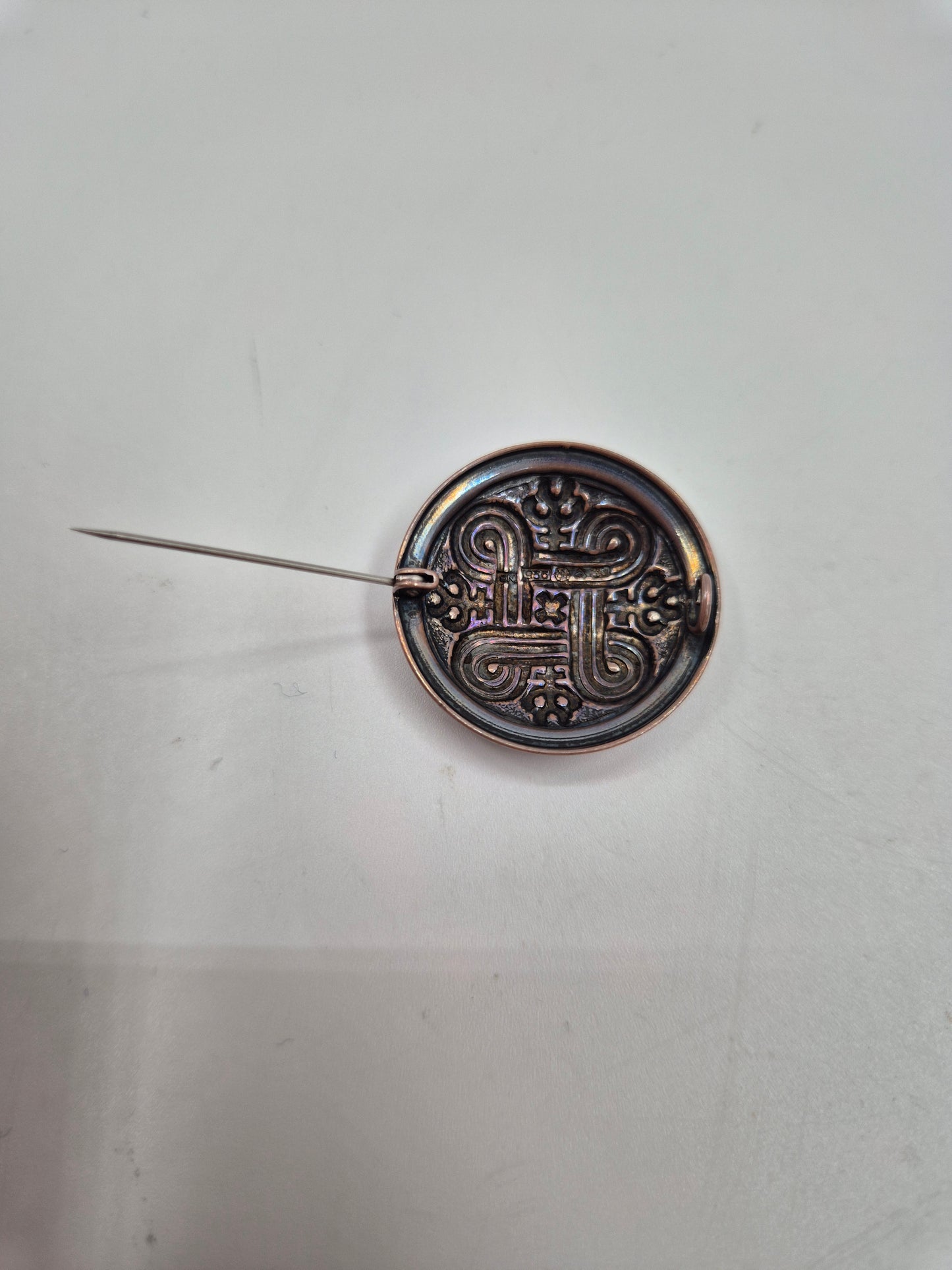 Kalevala Koru Hannunvaakuna Sterling Silver Brooch – Vintage Finnish 925 Silver Pin with Original Box