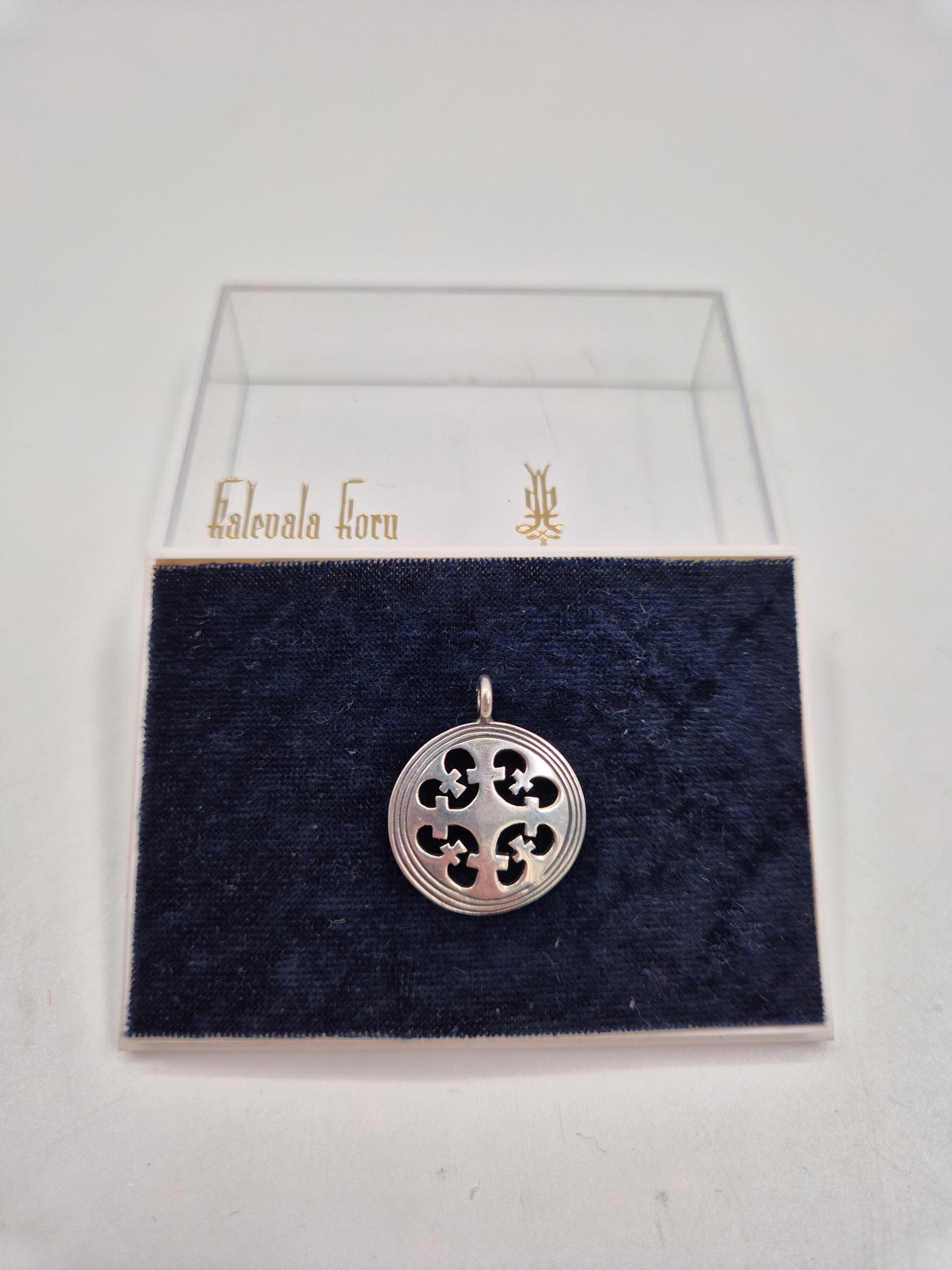 Kalevala Koru Pendant 1574 in Sterling Silver 925 | Vintage Finnish Jewelry