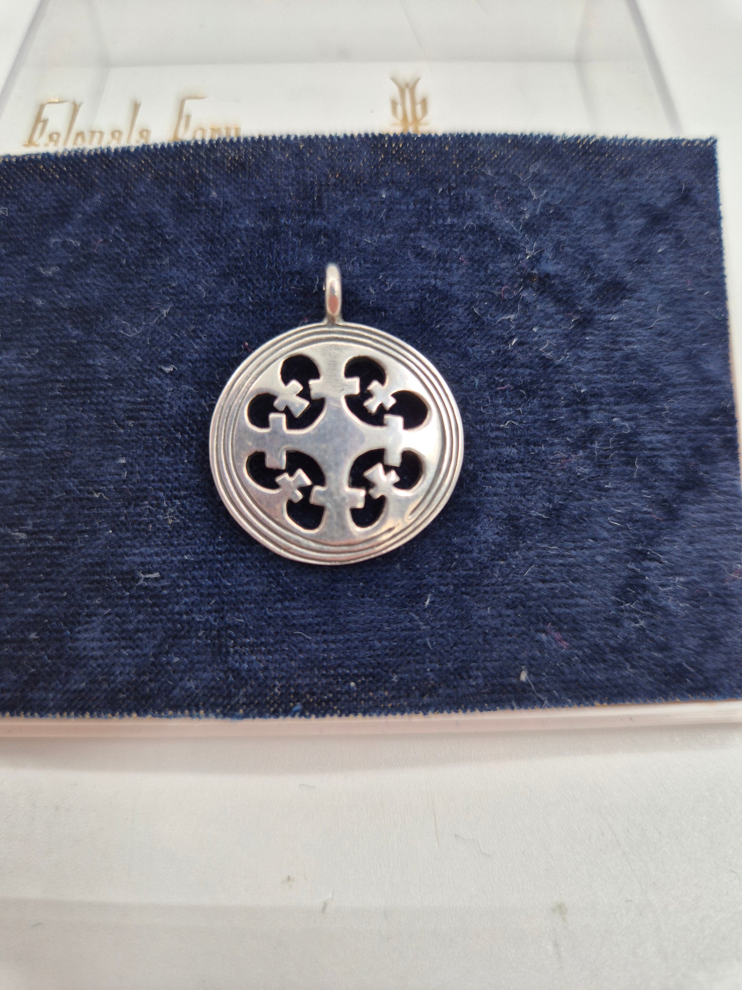 Kalevala Koru Pendant 1574 in Sterling Silver 925 | Vintage Finnish Jewelry