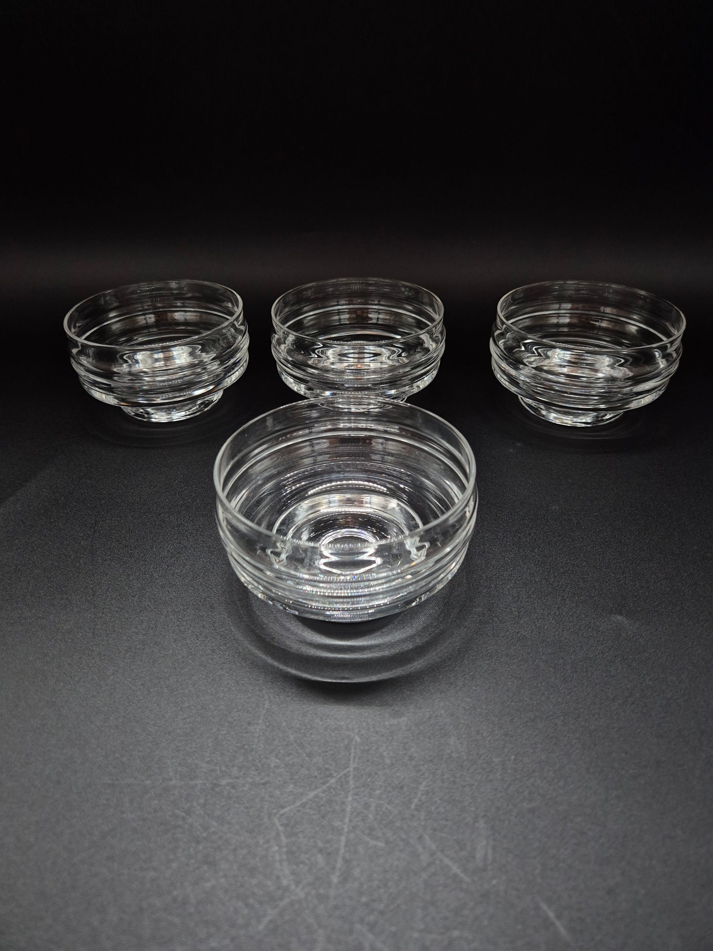 Set of 4 Iittala Pisararengas Dessert Bowls, Timo Sarpaneva