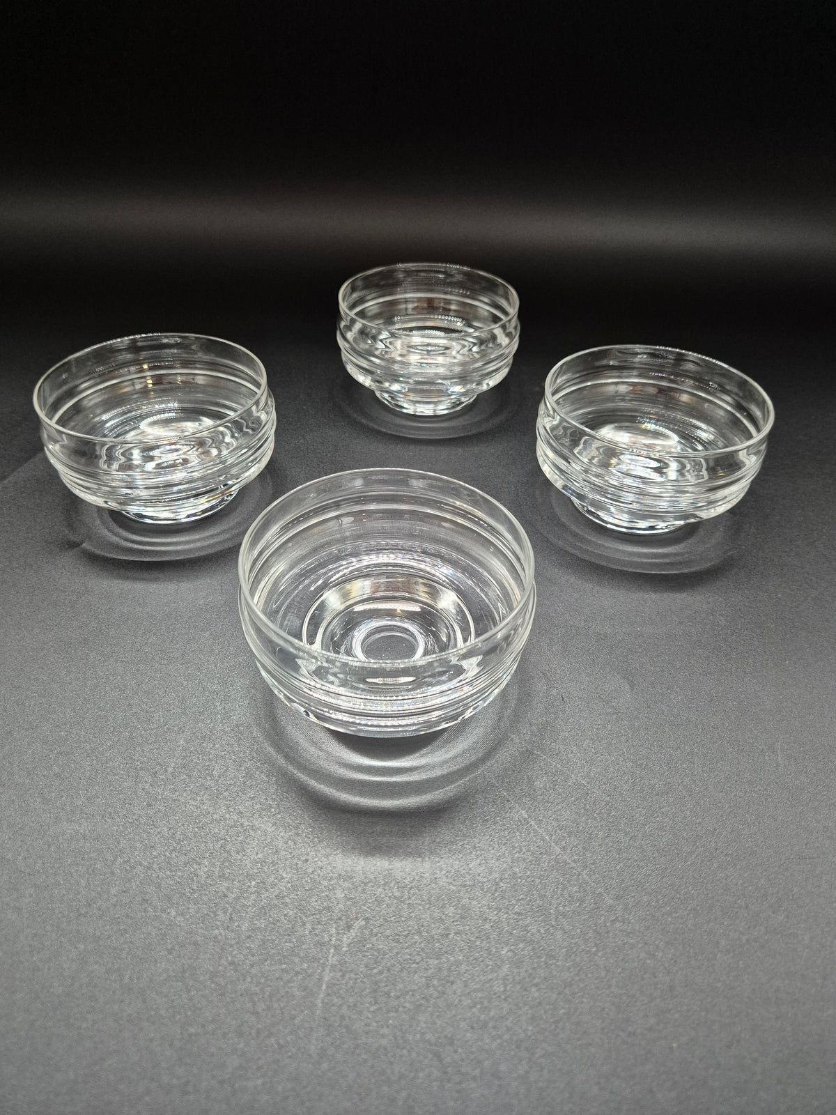 Set of 4 Iittala Pisararengas Dessert Bowls, Timo Sarpaneva