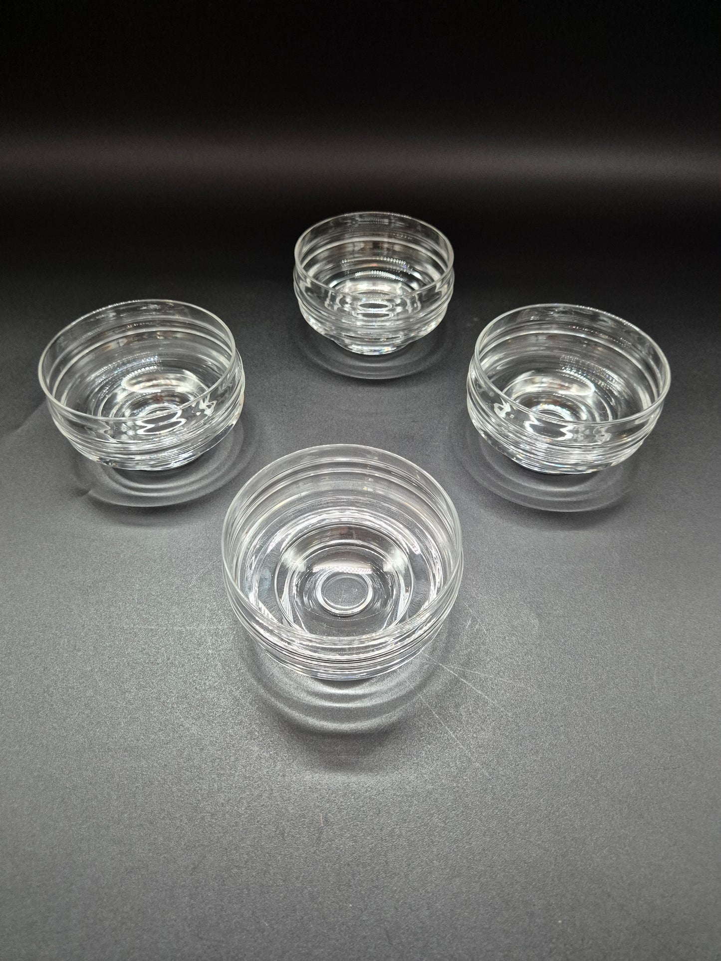 Set of 4 Iittala Pisararengas Dessert Bowls, Timo Sarpaneva