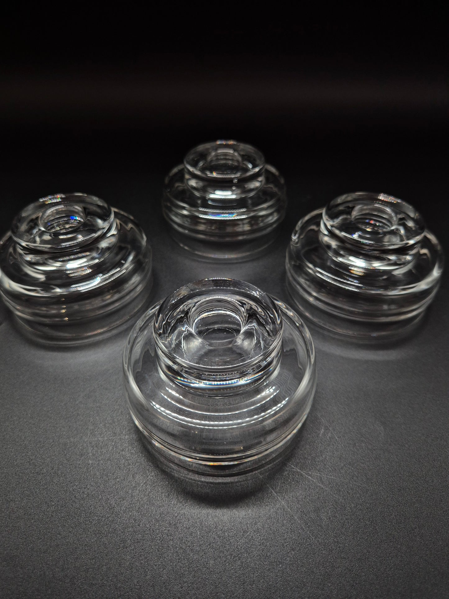 Set of 4 Iittala Pisararengas Dessert Bowls, Timo Sarpaneva