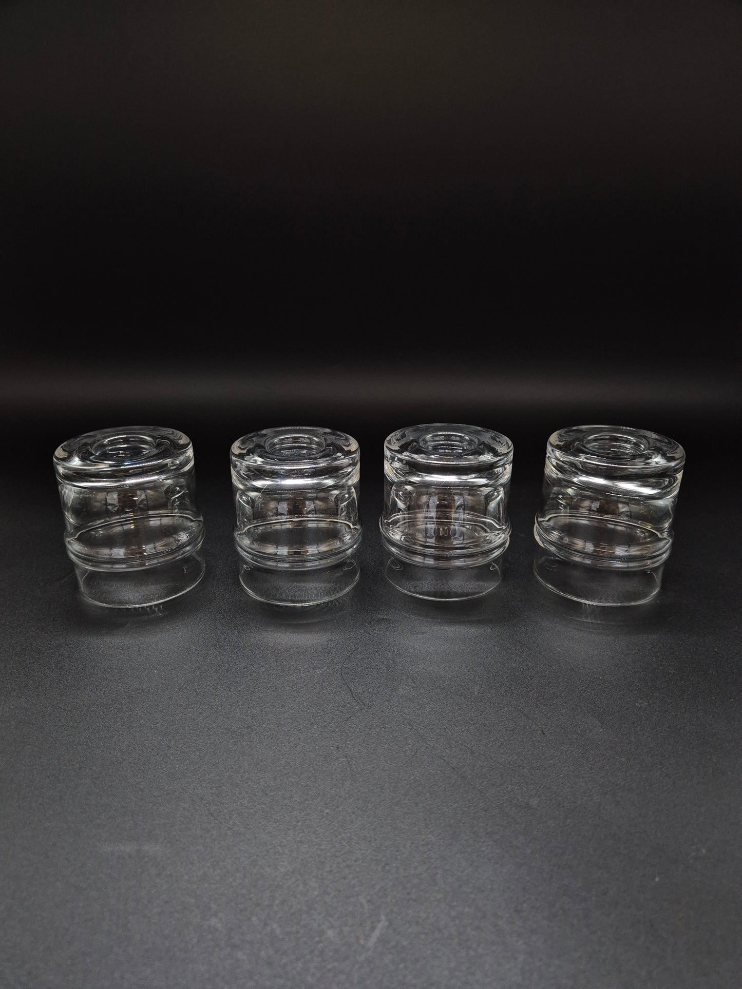 Iittala Set of 4 Pisararengas Glasses, Timo Sarpaneva, Finnish Vintage Glassware