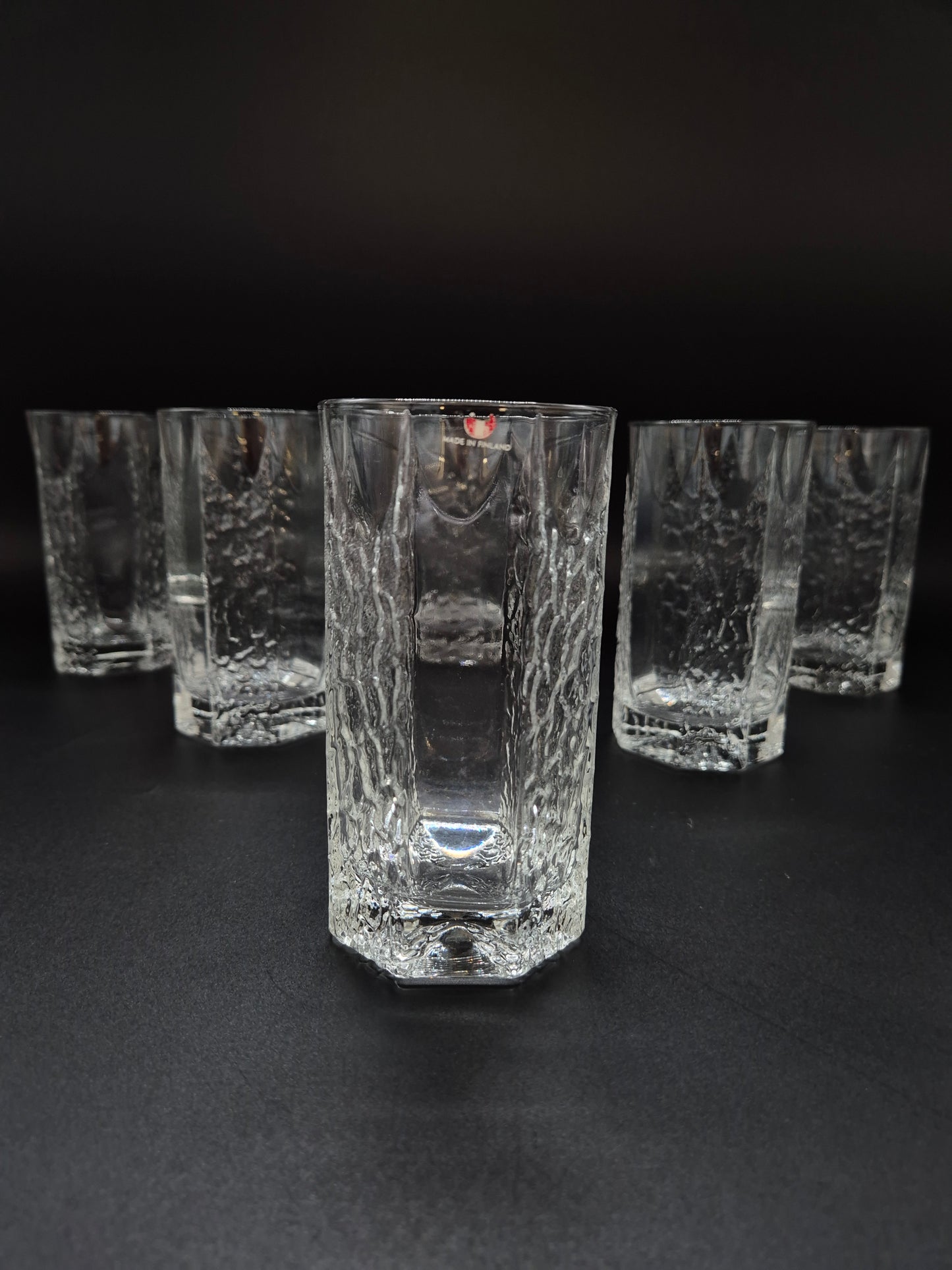 Set of 6 Iittala Kalinka Beer Glasses