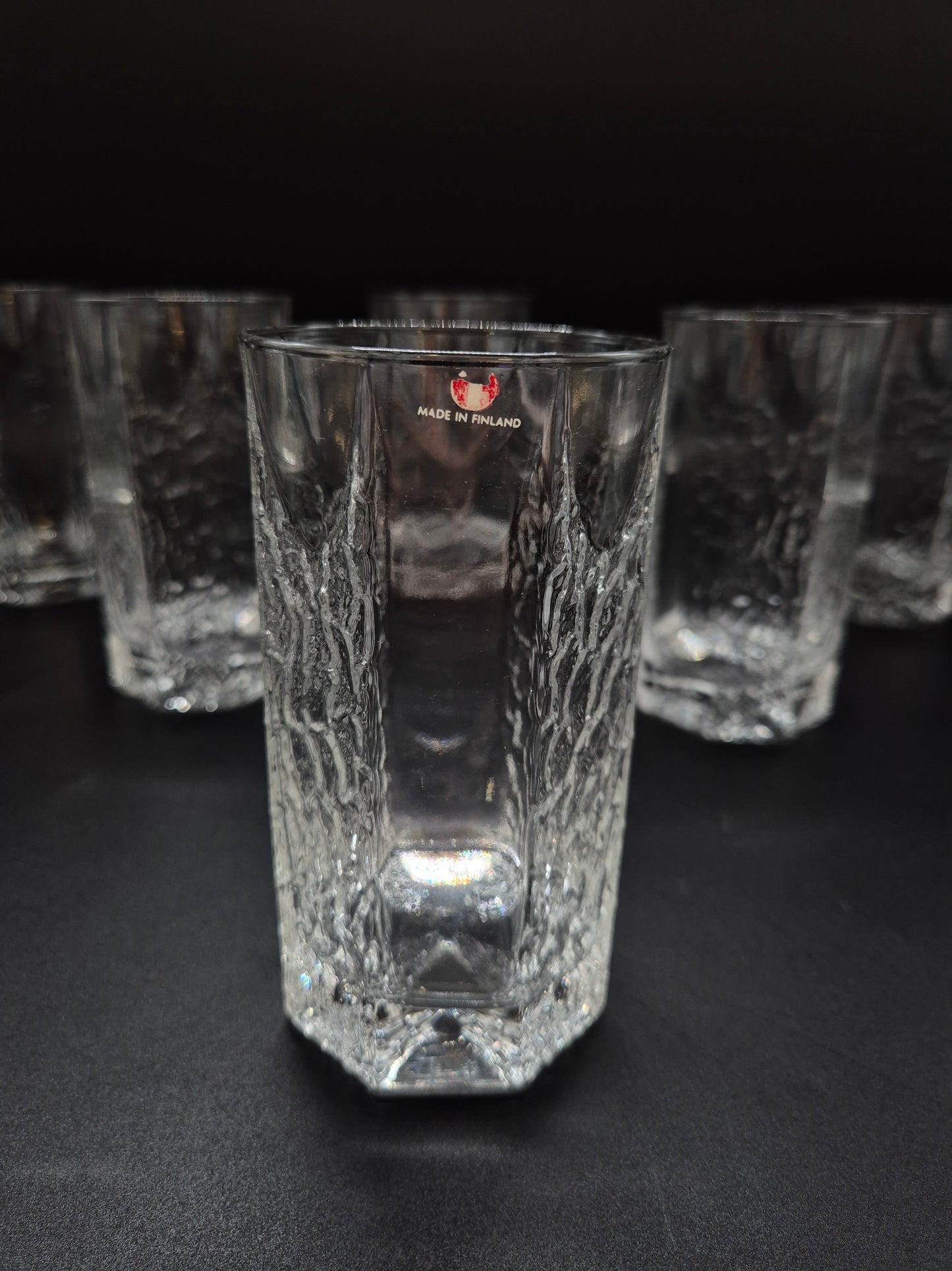 Set of 6 Iittala Kalinka Beer Glasses